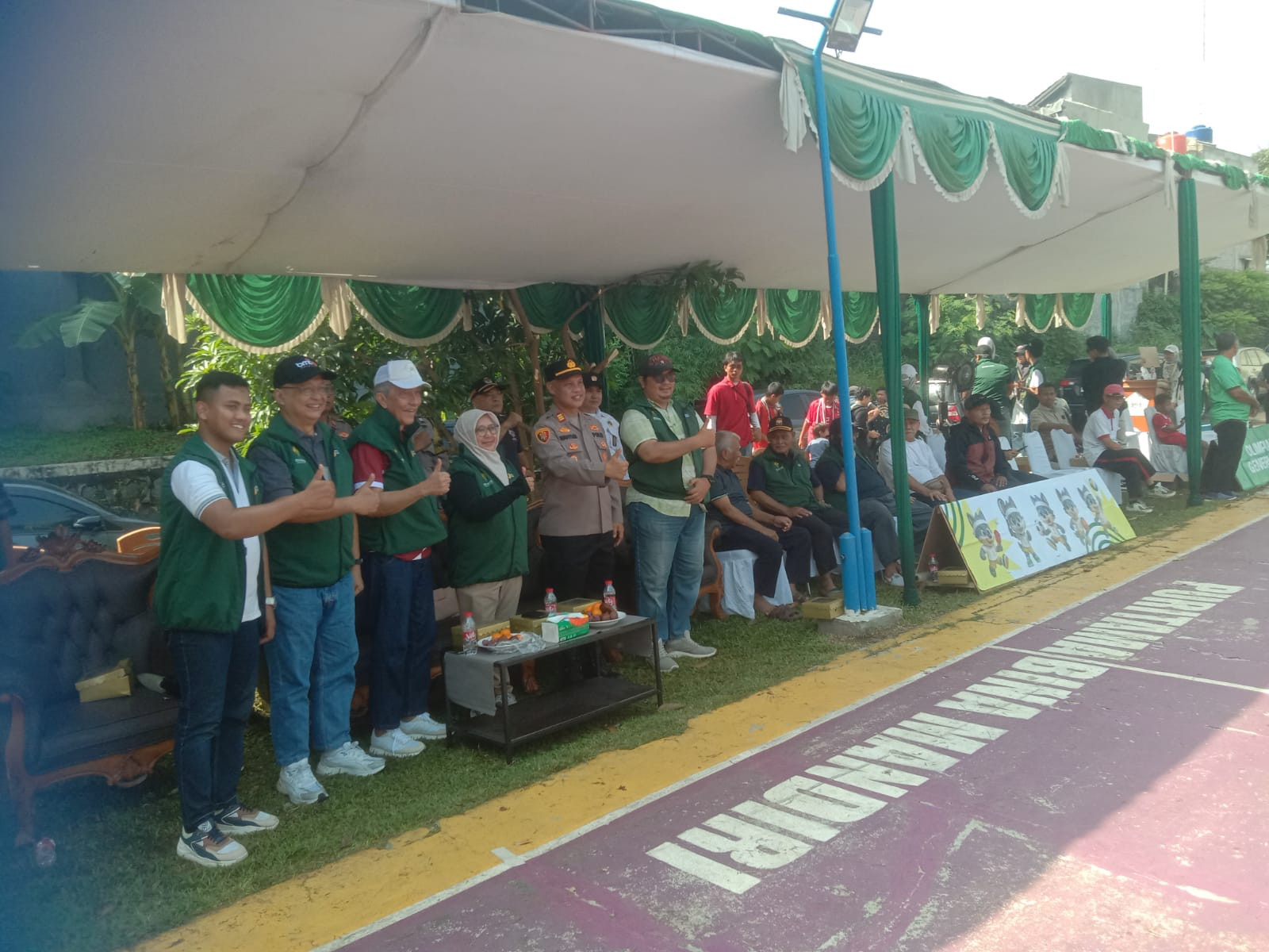 Kapolsek Bekasi Barat Hadiri Pembukaan Olimpiade Generus 2025 di Bintara Jaya