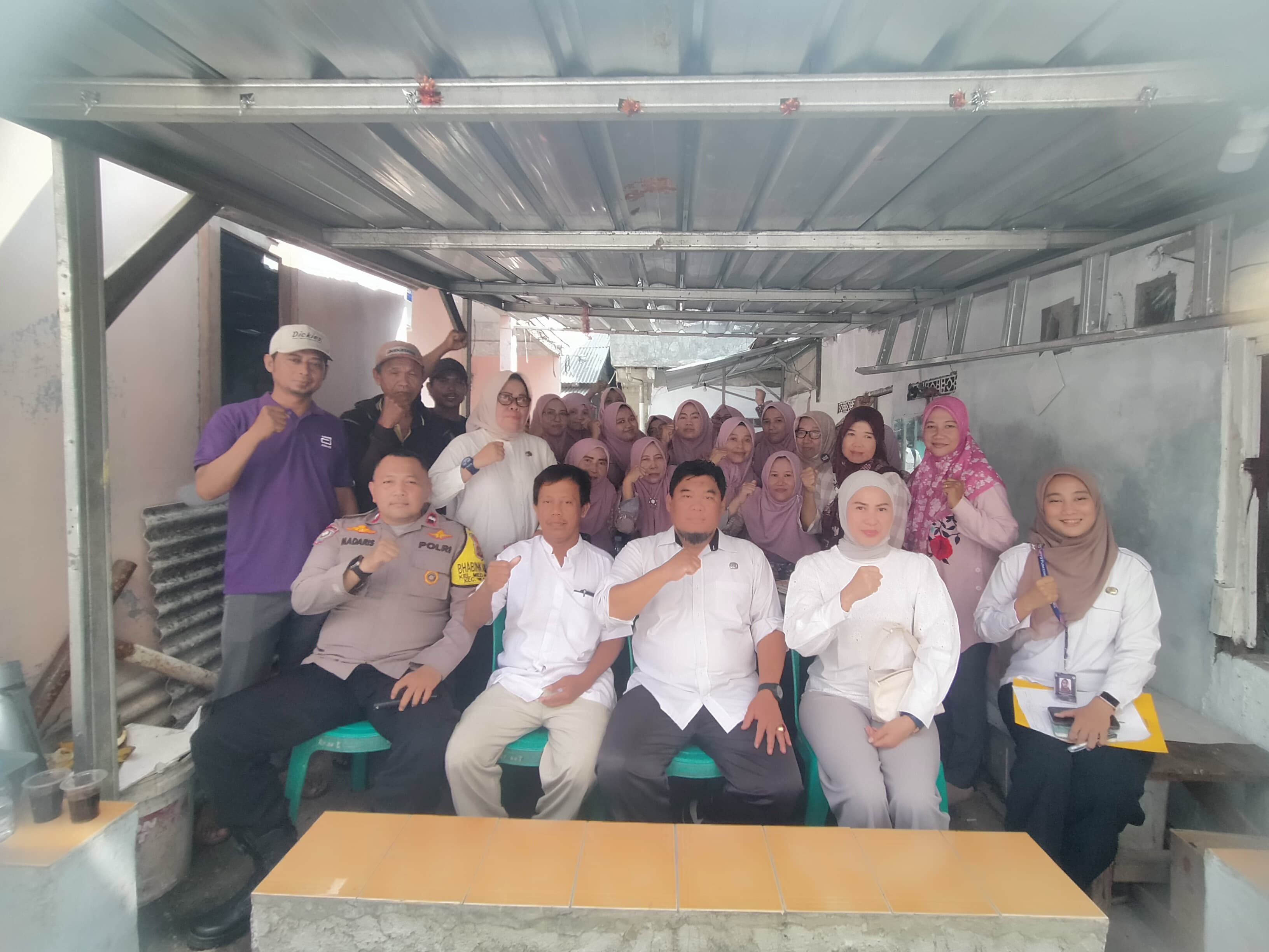Jelang HUT RI ke-80, Polsek Medansatria Berkolaborasi dalam Penilaian Lomba RW Nyohor