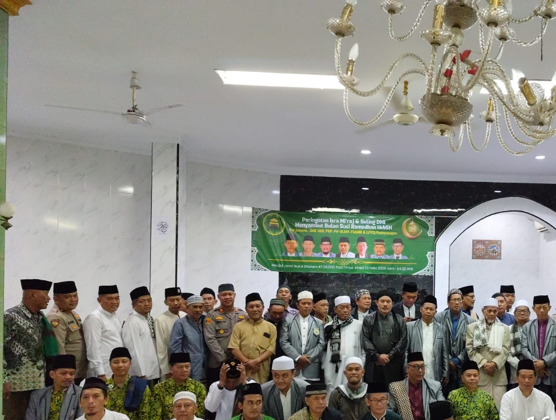 Kebersamaan dalam Doa: Wakapolsek Pademangan Sholat Subuh Berjamaah dan Peringatan Isra Mi'raj di Masjid Jami Nurul Dholam