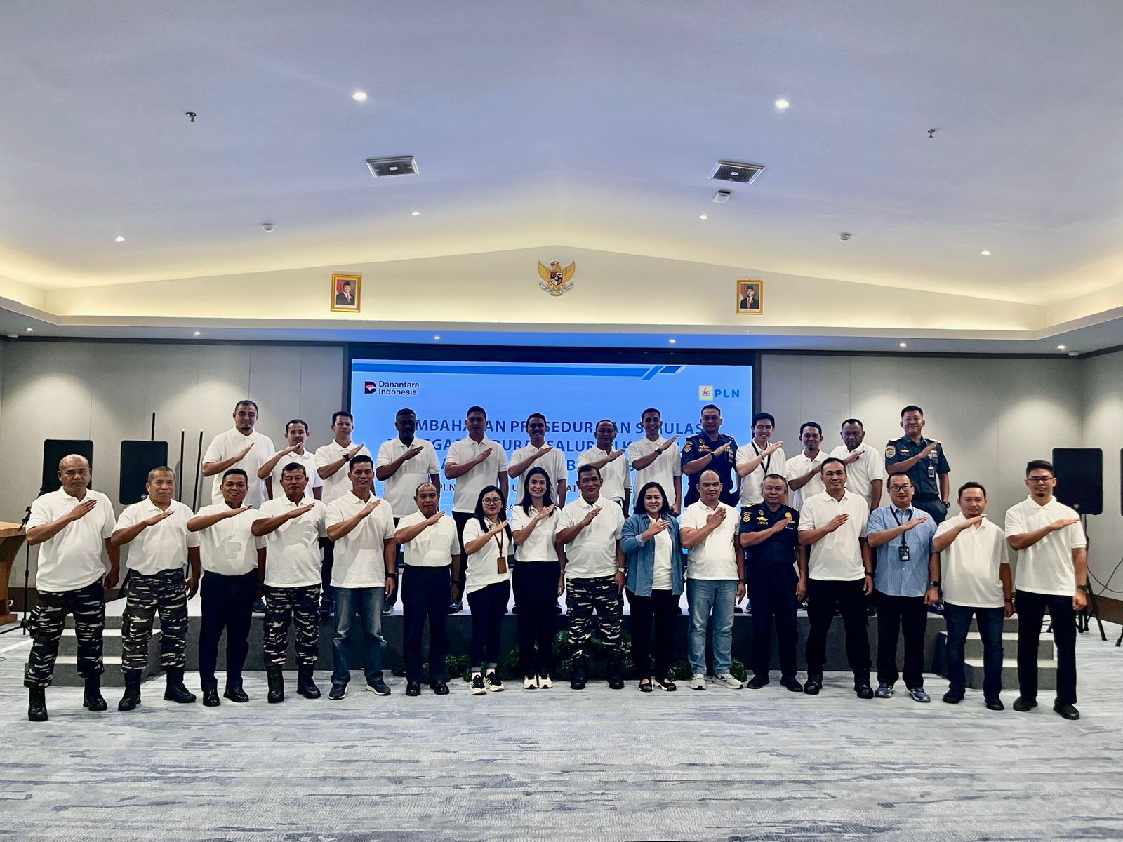 Lanal Bintan Hadir Pada Acara Pembahasan dan Simulasi Prosesi Tanggap Darurat SKLT 150-KV Batam-Bintan