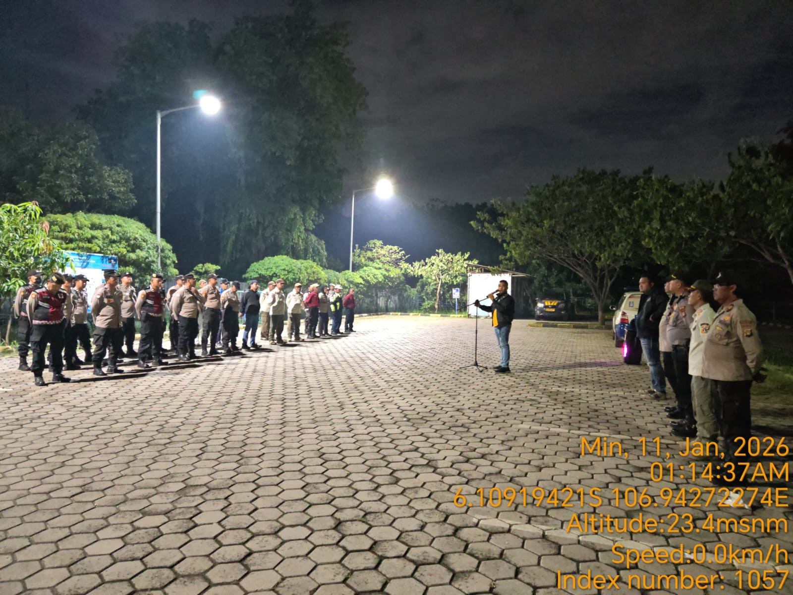 Kapolsek Cilincing Gelar Apel KRYD, Antisipasi Tawuran dan Kejahatan Jalanan