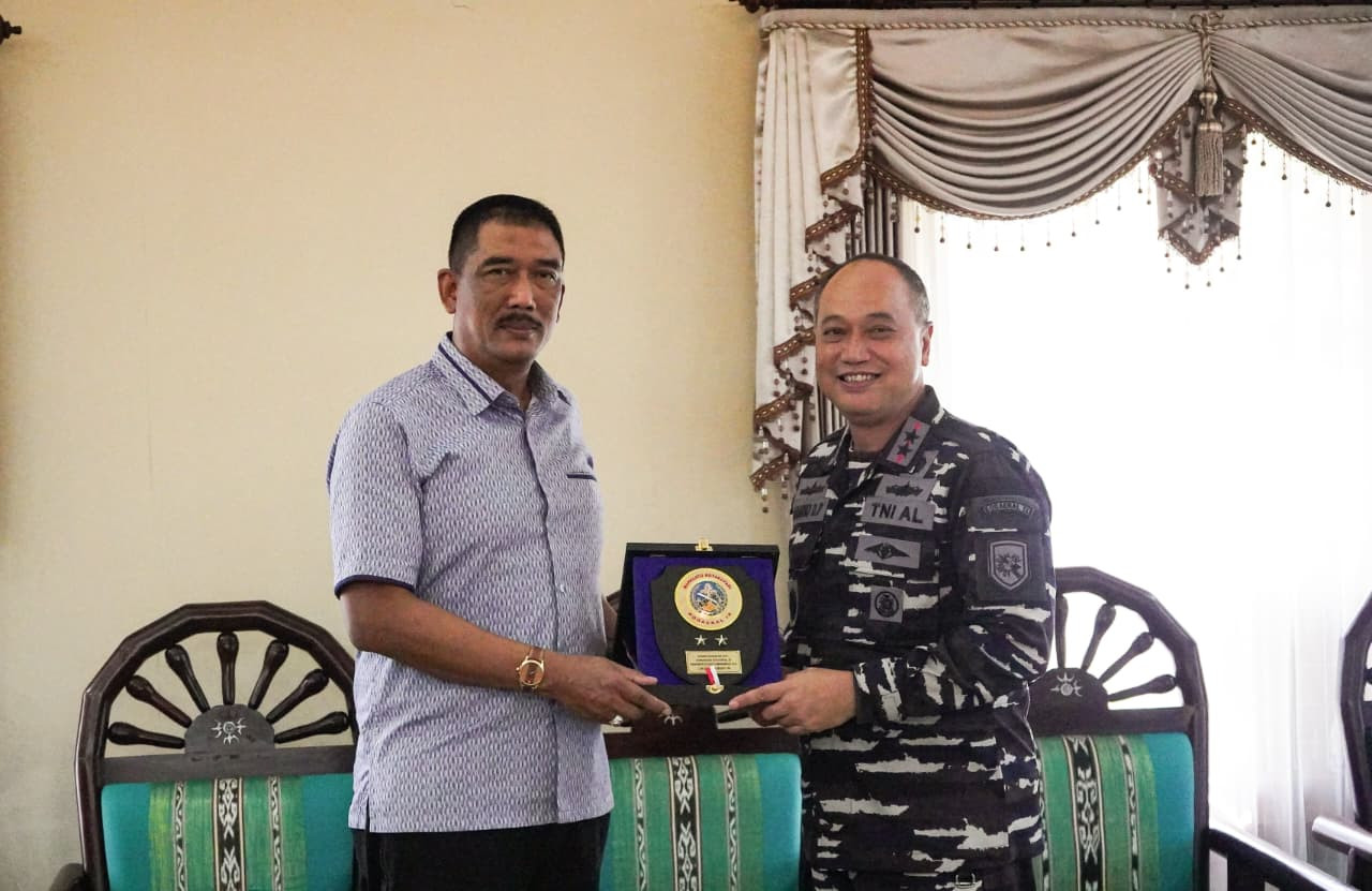Dankodaeral IX Ambon Ikuti Kegiatan Pengantaran Kajati Maluku