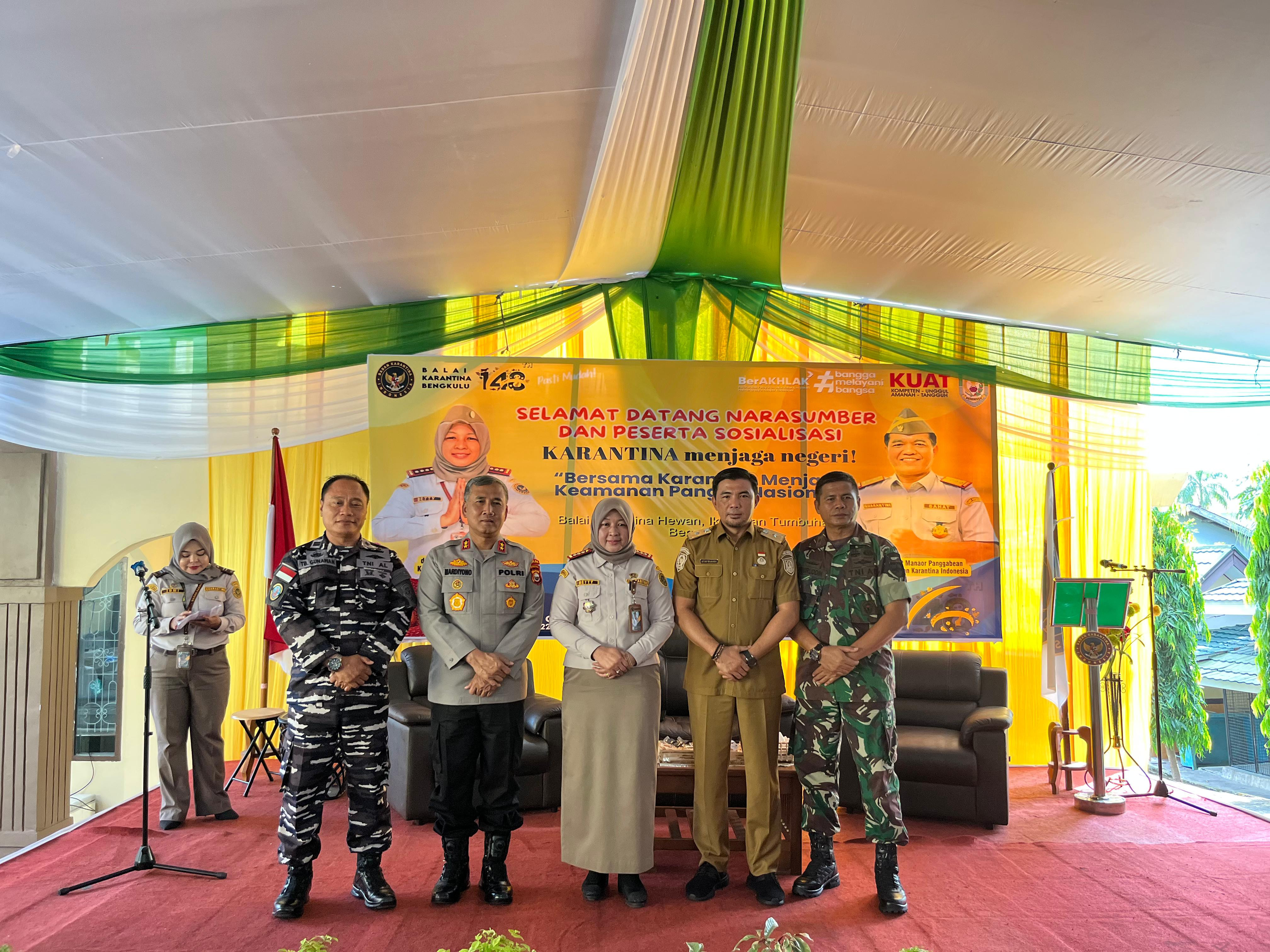 Lanal Bengkulu Hadiri Peringatan Hari Karantina Indonesia Ke-148