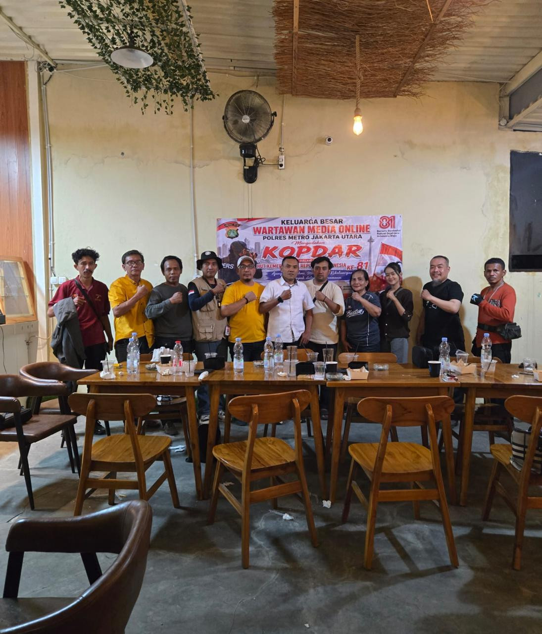 Perkuat Sinergi Pers dan Kepolisian, Pokja Media Online Polres Metro Jakut Gelar Kopdar