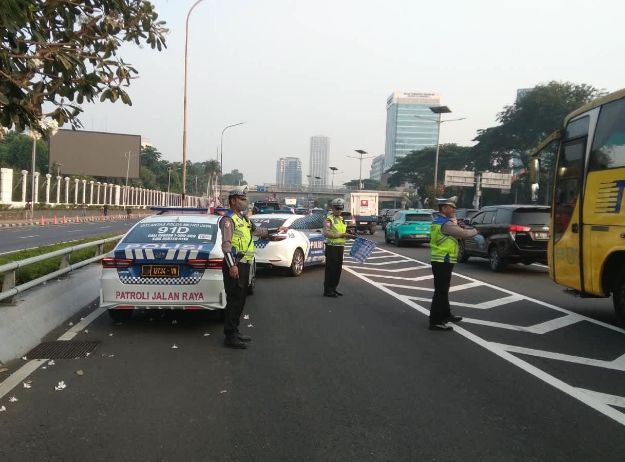 Polri Yakinkan Berikan Pelayanan ke Masyarakat Umum lewat Rekayasa Lalin