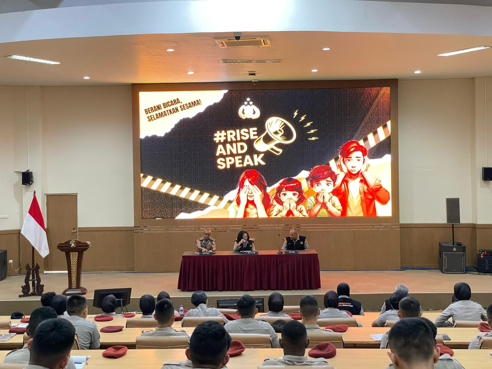 Direktur PPA dan PPO Bareskrim Polri Bekali Taruna Akpol Soal Gender dan Kampanye "Rise and Speak"