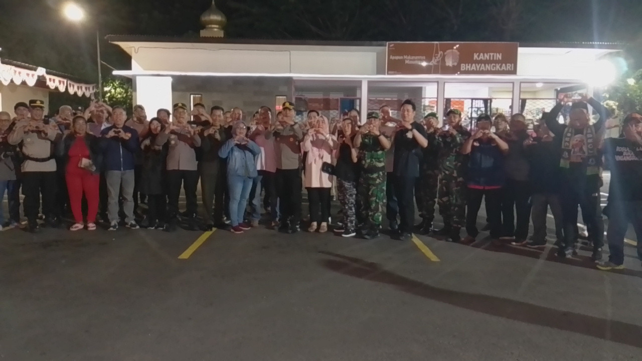 Apel Bersama di Polsek Kelapa Gading, TNI-Polri dan Masyarakat Komitmen Jaga Kamtibmas Kondusif