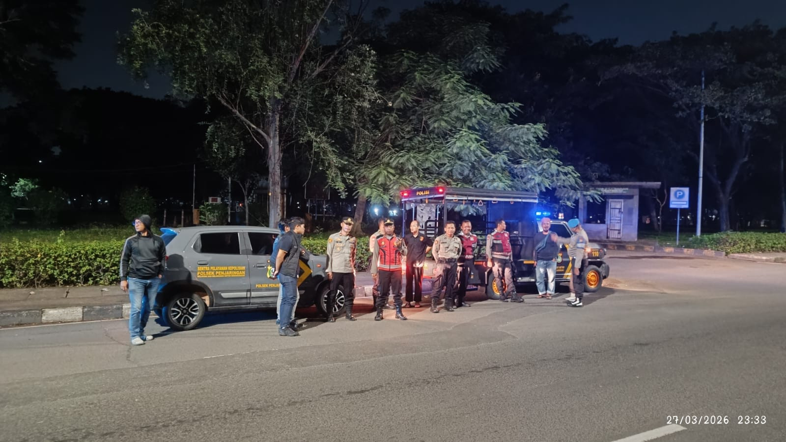 Polsek Metro Penjaringan Gelar Patroli KRYD, Antisipasi Tawuran dan Kejahatan Jalanan