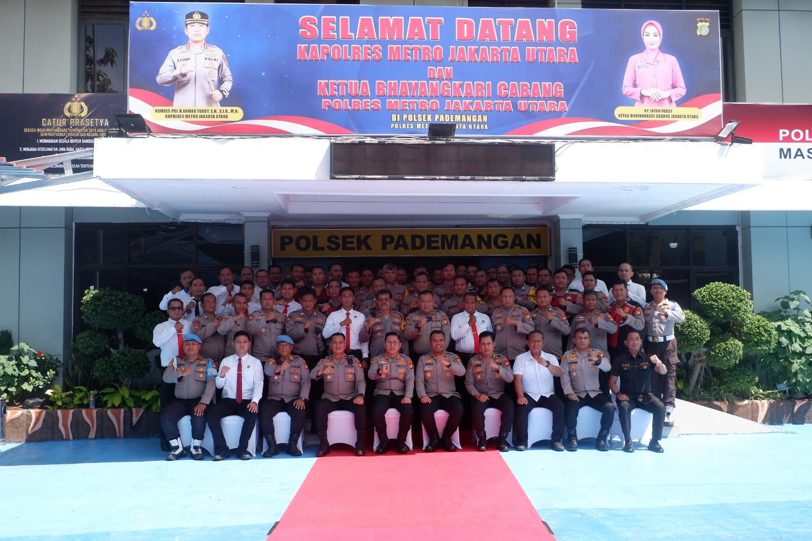 Kapolres Metro Jakarta Utara Kunjungi Polsek Pademangan, Tekankan Profesionalisme dan Solidaritas Anggota