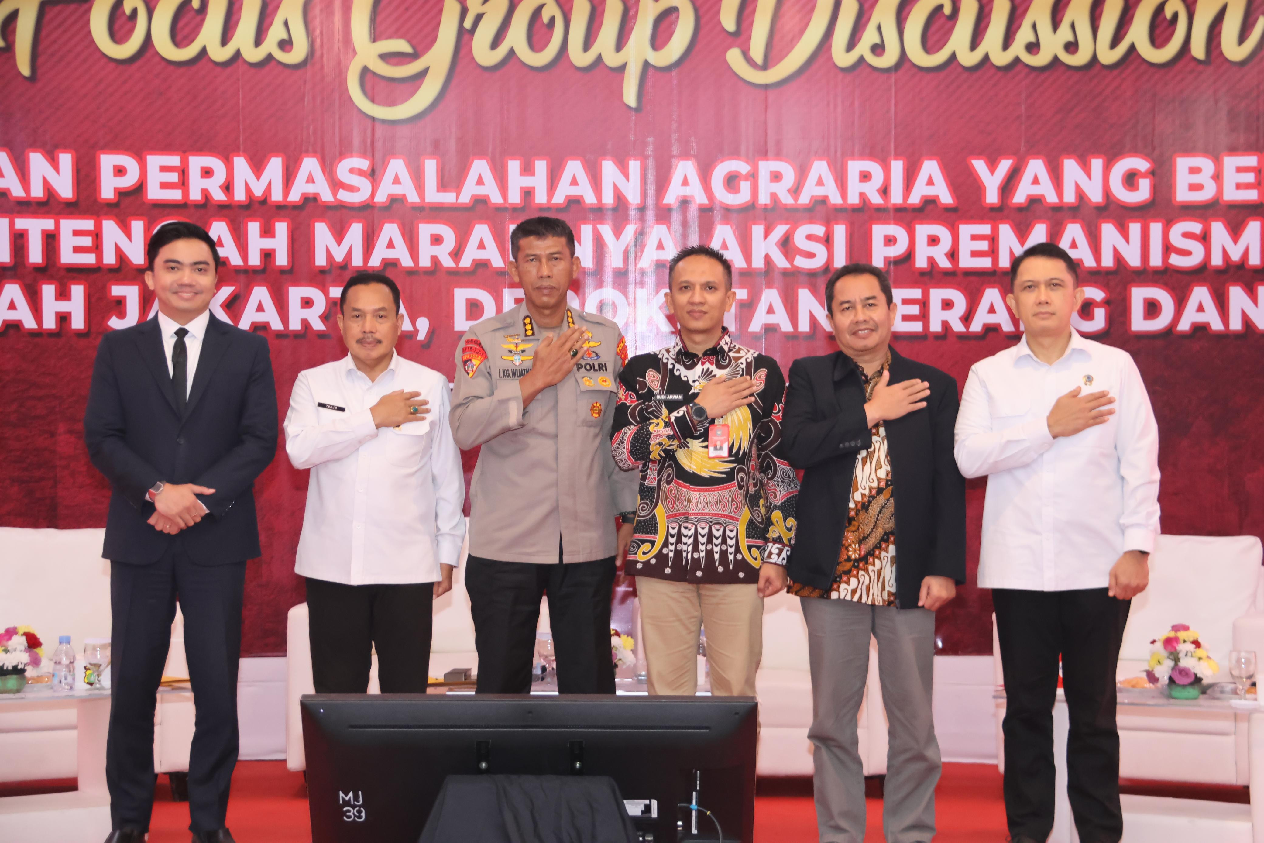Polda Metro Jaya Gelar FGD Bahas Konflik Agraria dan Premanisme di Jabodetabek