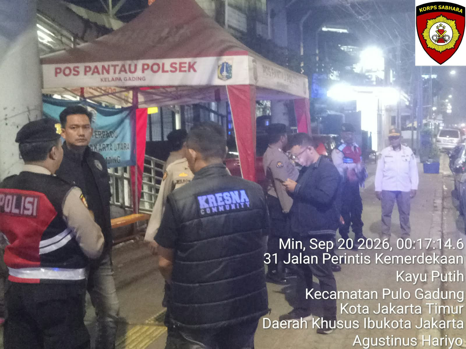 Polsek Kelapa Gading Gelar KRYD, 29 Personel Patroli Antisipasi Tawuran dan Kejahatan Jalanan