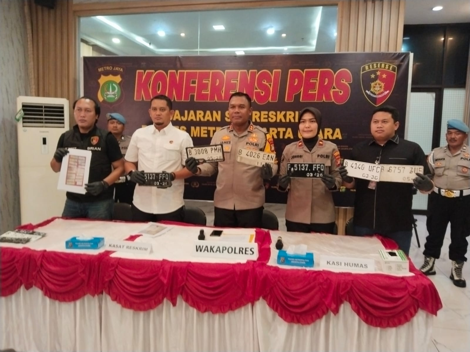 Polres Metro Jakarta Utara Berhasil Ungkap Sindikat Curanmor Antar Pulau, 43 Kendaraan Diamankan