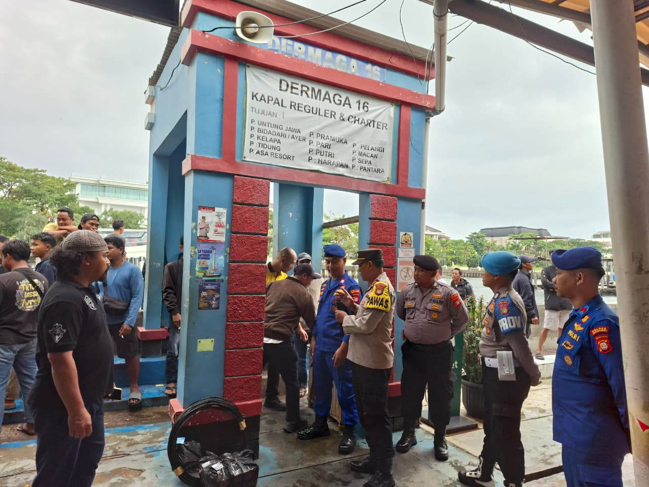 Wakapolres Kepulauan Seribu Pimpin Strong Point di Marina Ancol, Utamakan Keselamatan dan Pelayanan Humanis