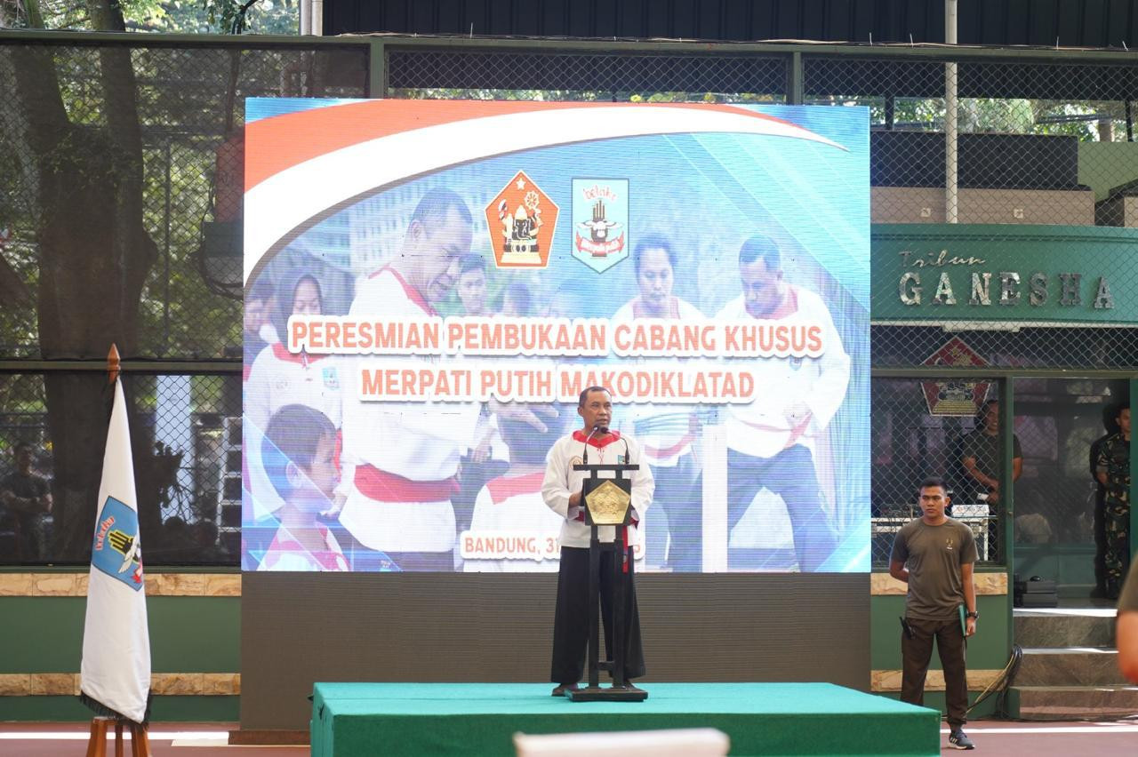 Tenaga Dalam Prajurit, Jiwa Tangguh Pasukan: Kodiklatad Resmikan Cabang Khusus Merpati Putih