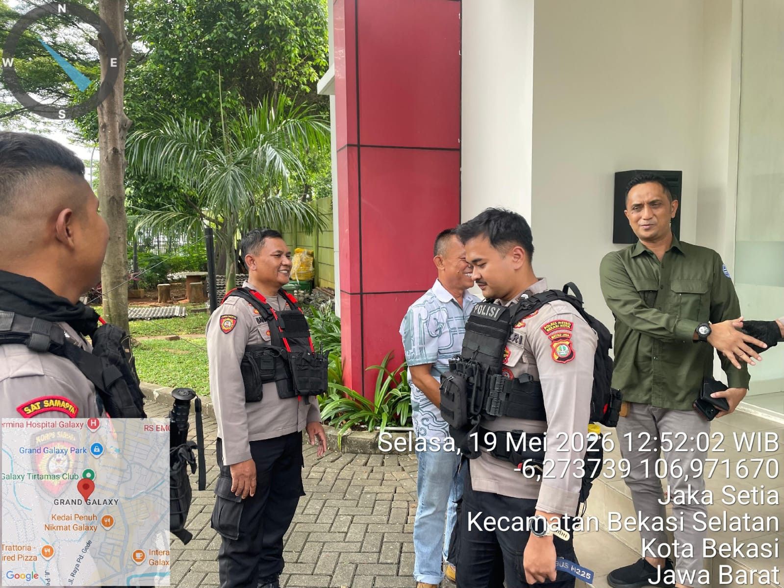 Jaga Kondusivitas Objek Vital, Tim 2 Perintis Presisi Polres Metro Bekasi Kota Sisir Galaxy Hingga Summarecon