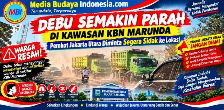 Debu Semakin Parah di Kawasan KBN Marunda, Pemkot Jakarta Utara Diminta Segera Sidak ke Lokasi