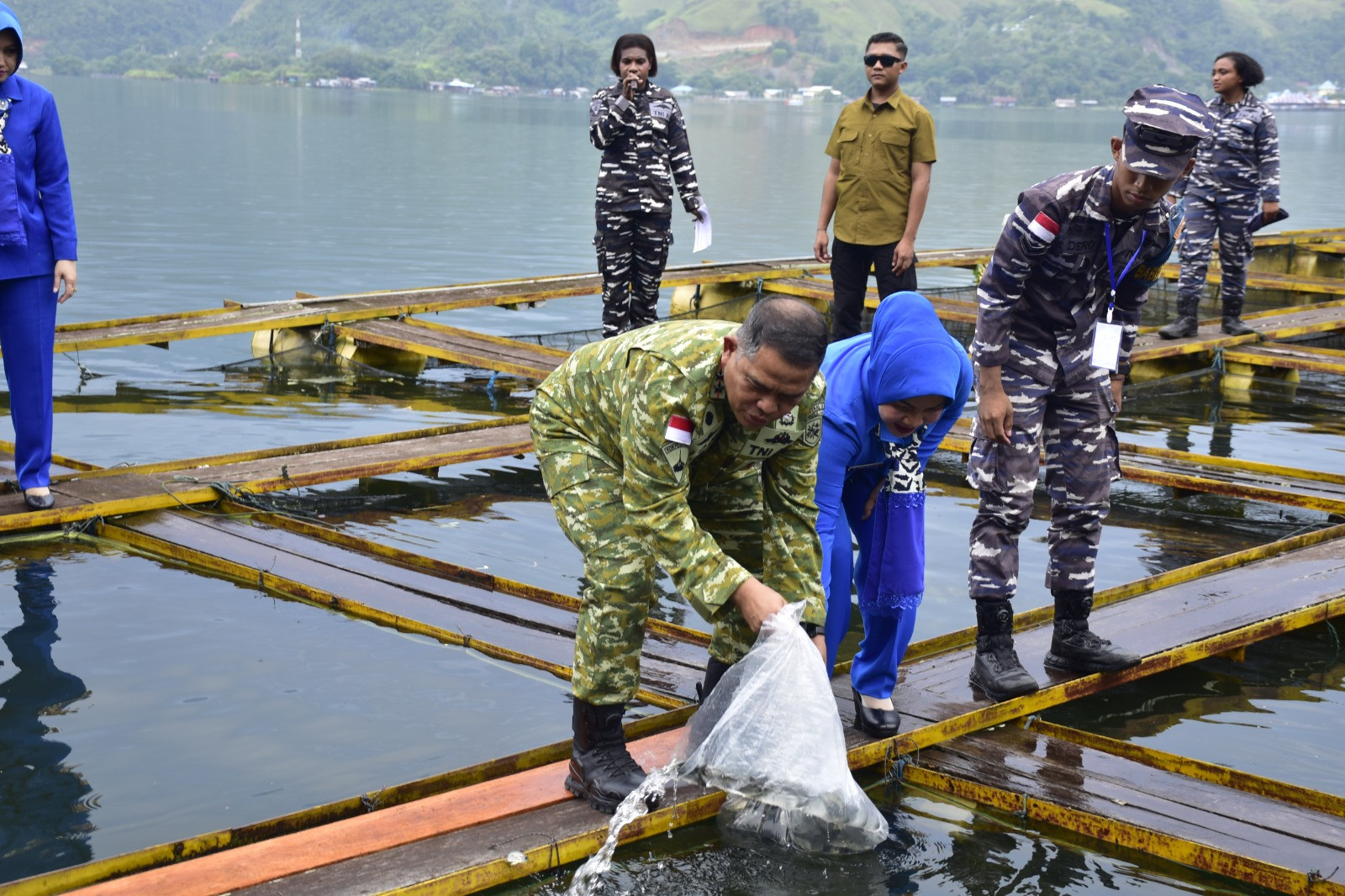 Kodaeral X Tebar Bibit Ikan Nila Untuk Ketahanan Pangan Wilayah di Papua