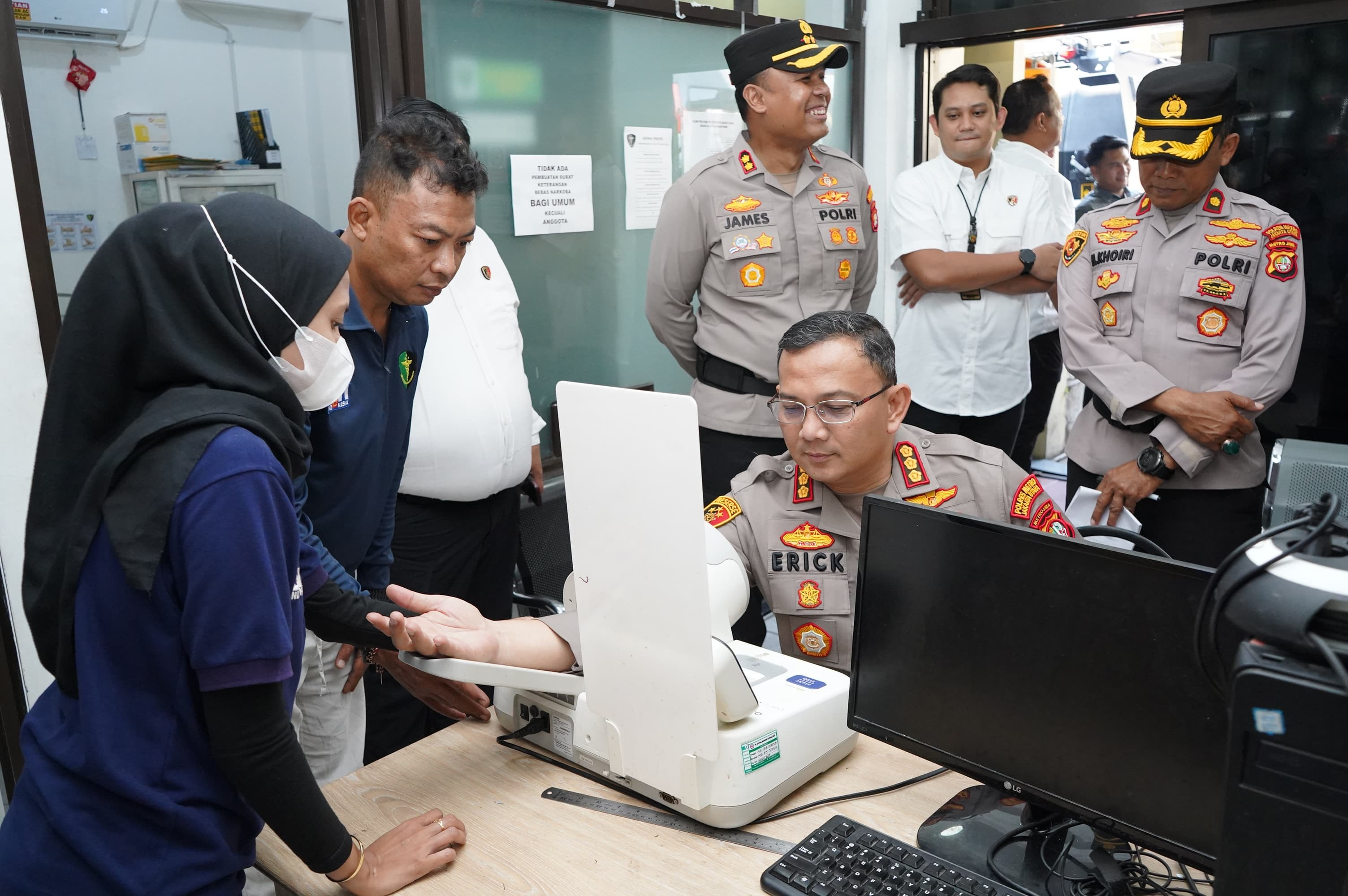 Kapolres Metro Jakarta Utara dan Pejabat Utama Jalani Pemeriksaan Kesehatan, Komitmen Jaga Kondisi Prima Saat Bertugas
