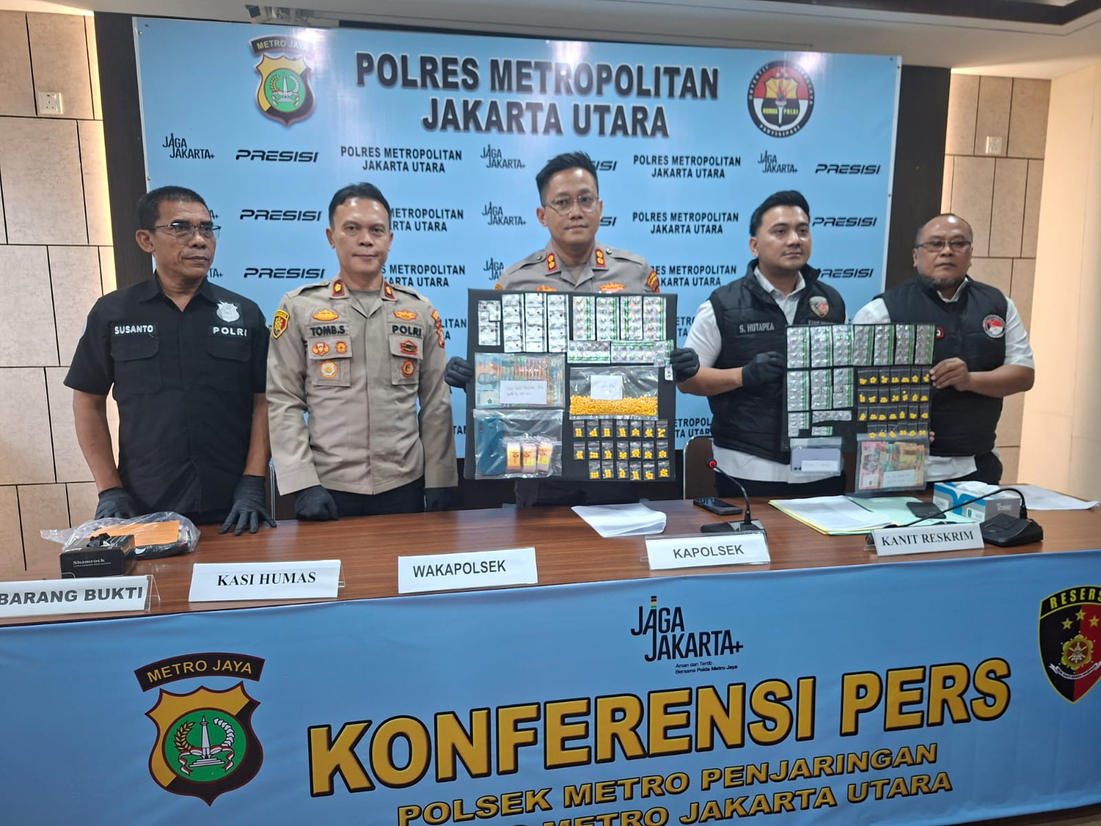 Peredaran Obat Keras Daftar G Terbongkar di Penjaringan, Polisi Amankan Dua Pelaku