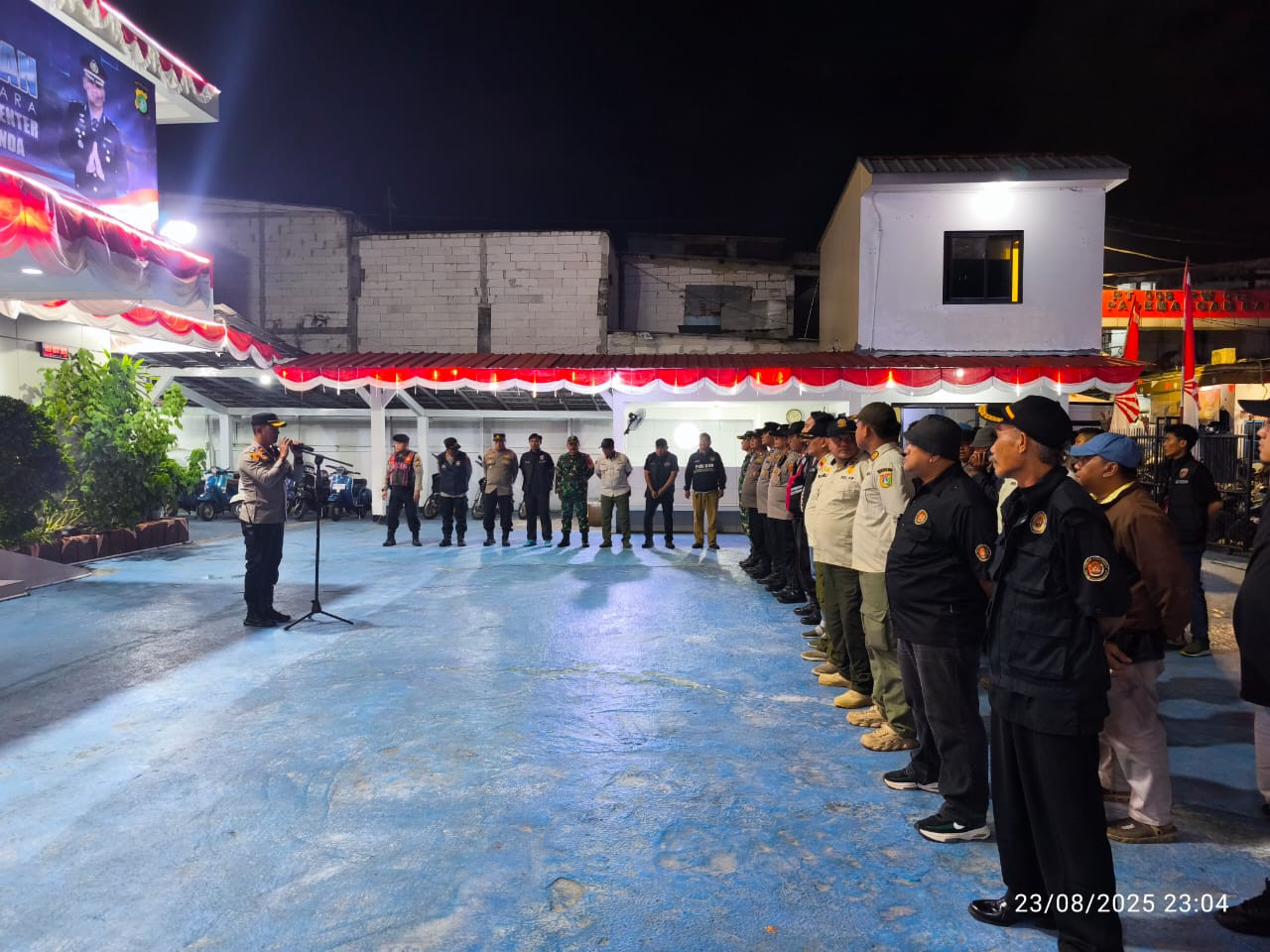 Kapolsek Pademangan Pimpin Apel KRYD, Perkuat Sinergi Tiga Pilar Cegah Gangguan Kamtibmas