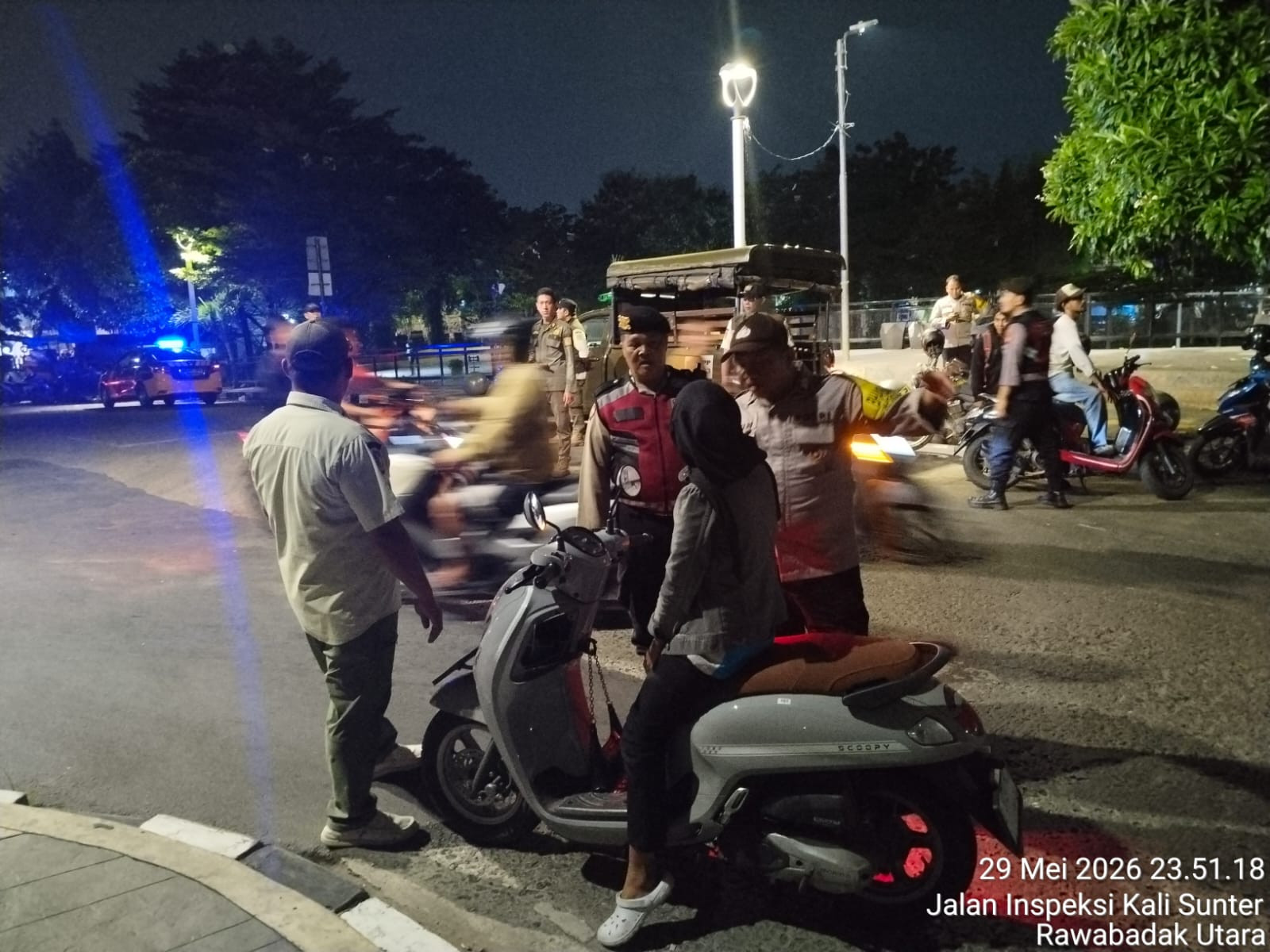 Cegah Tawuran dan Geng Motor, Polsek Koja Gelar Patroli KRYD, Tekan Kriminalitas Kejahatan Jalanan