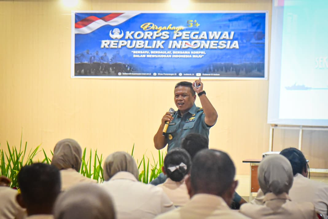 Kodaeral IX Gelar Penyuluhan Hukum Bagi ASN Kodaeral IX Dalam Rangka HUT Korpri Ke-54 TA. 2025