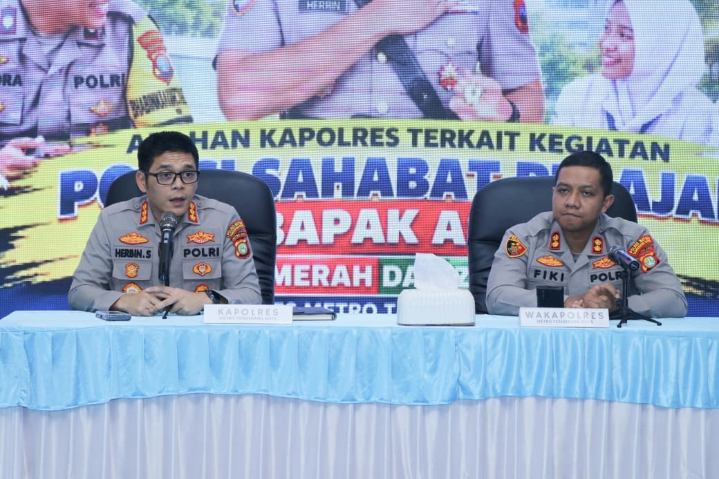 108 Polisi Siap Jadi Bapak Asuh, Pelajar di Tangerang Dipantau agar Tak Terjerumus Aksi Massa