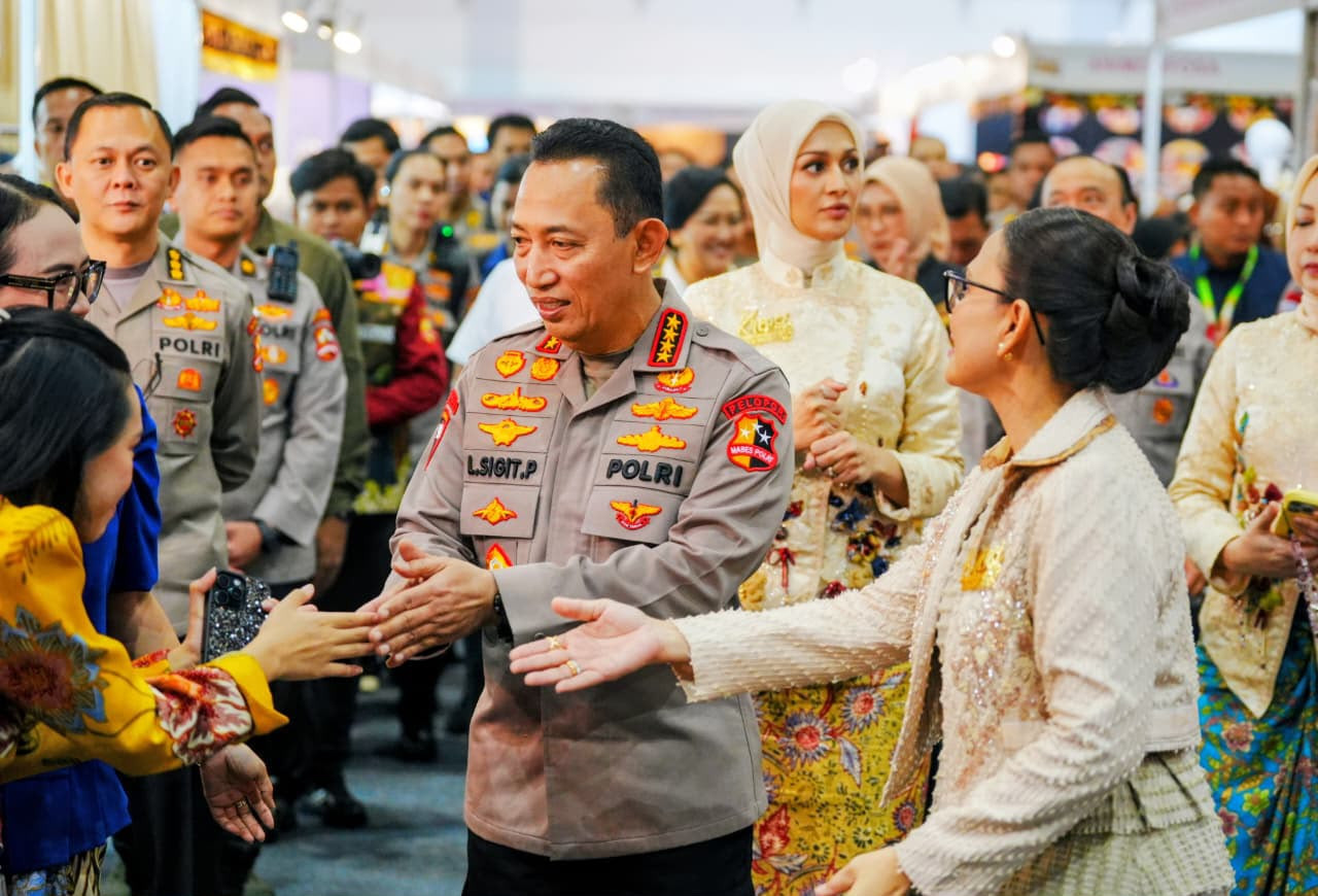 Kapolri Hadiri Bazar Kreasi Bhayangkari Nusantara 2026, Perkuat Pemberdayaan UMKM dan Budaya Lokal