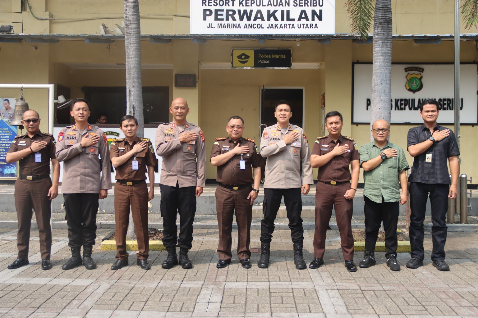 Kapolres Kepulauan Seribu Terima Kunjungan Kepala Kejaksaan Negeri Jakarta Utara, Perkuat Sinergitas Penegakan Hukum