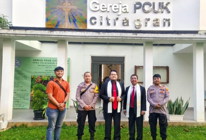 Ibadah Kenaikan Yesus Kristus di Gereja Pouk Citragrand Berlangsung Aman dan Khidmat