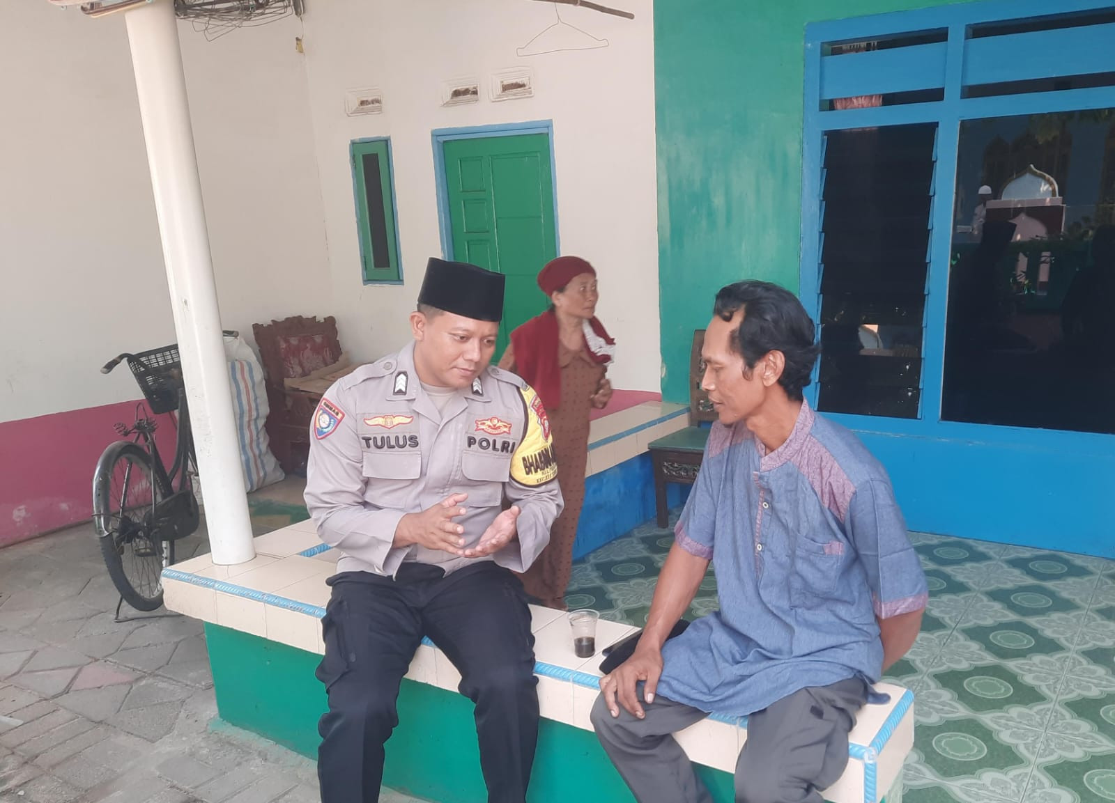 Jakarta On The Spot di Pulau Lancang, Bhabinkamtibmas Sosialisasikan Layanan Polri 110 dan Ajak Warga Jaga Kamtibmas
