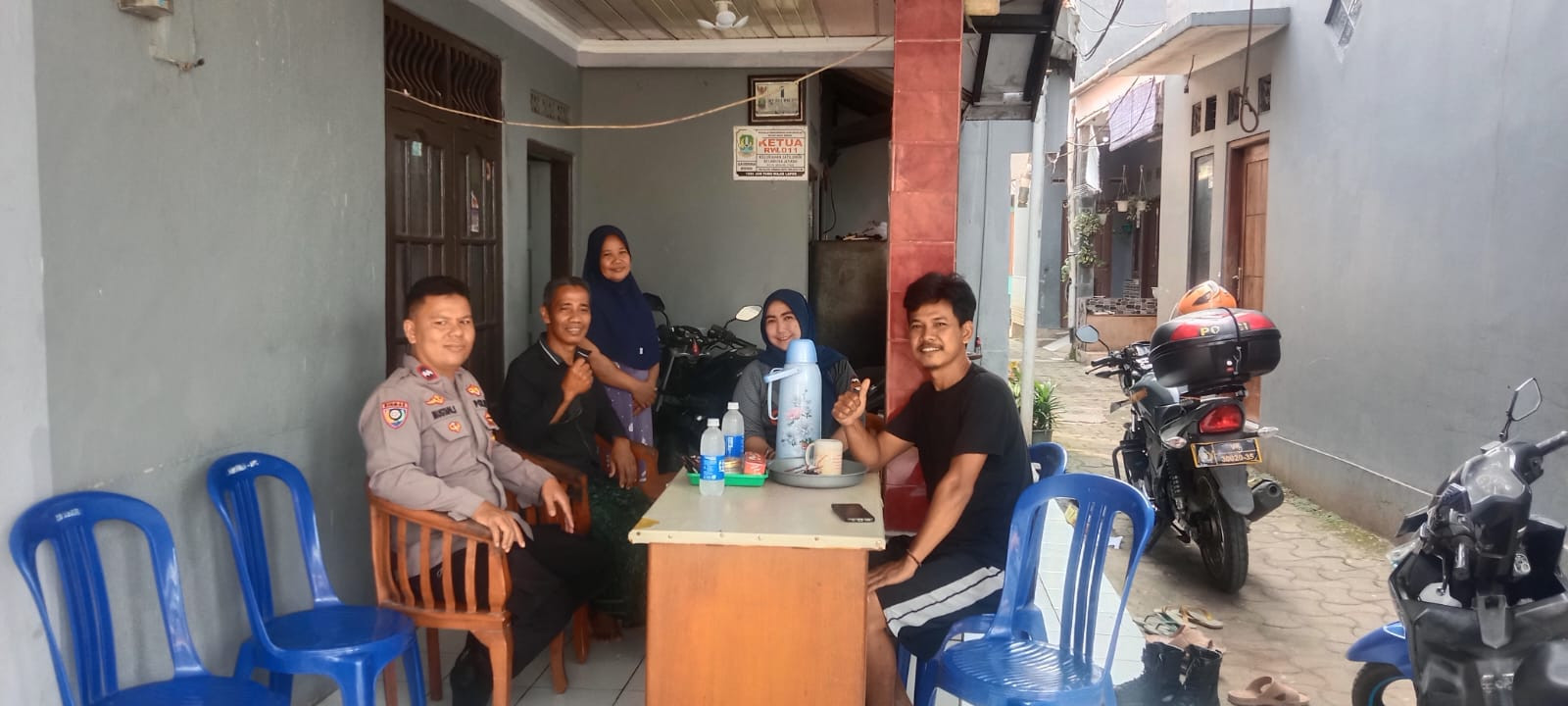 Bhabinkamtibmas Jatiluhur Ajak Warga RW 11 Bersinergi Jaga Kamtibmas