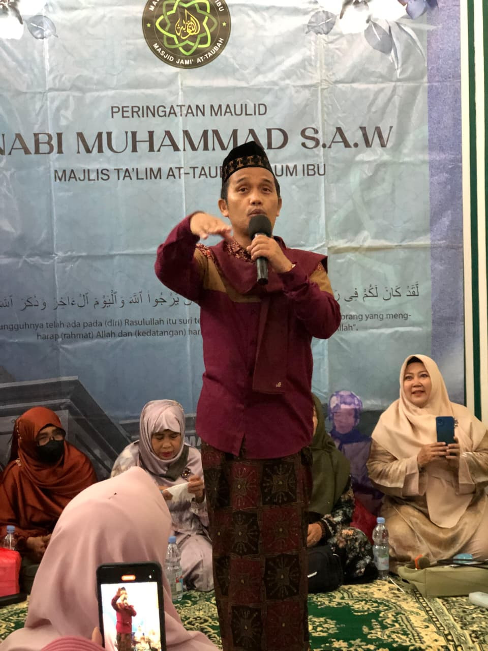 Jaga Kekhidmatan Acara, Tiga Pilar Pondok Gede Monitoring Maulid Nabi di Jatimurni
