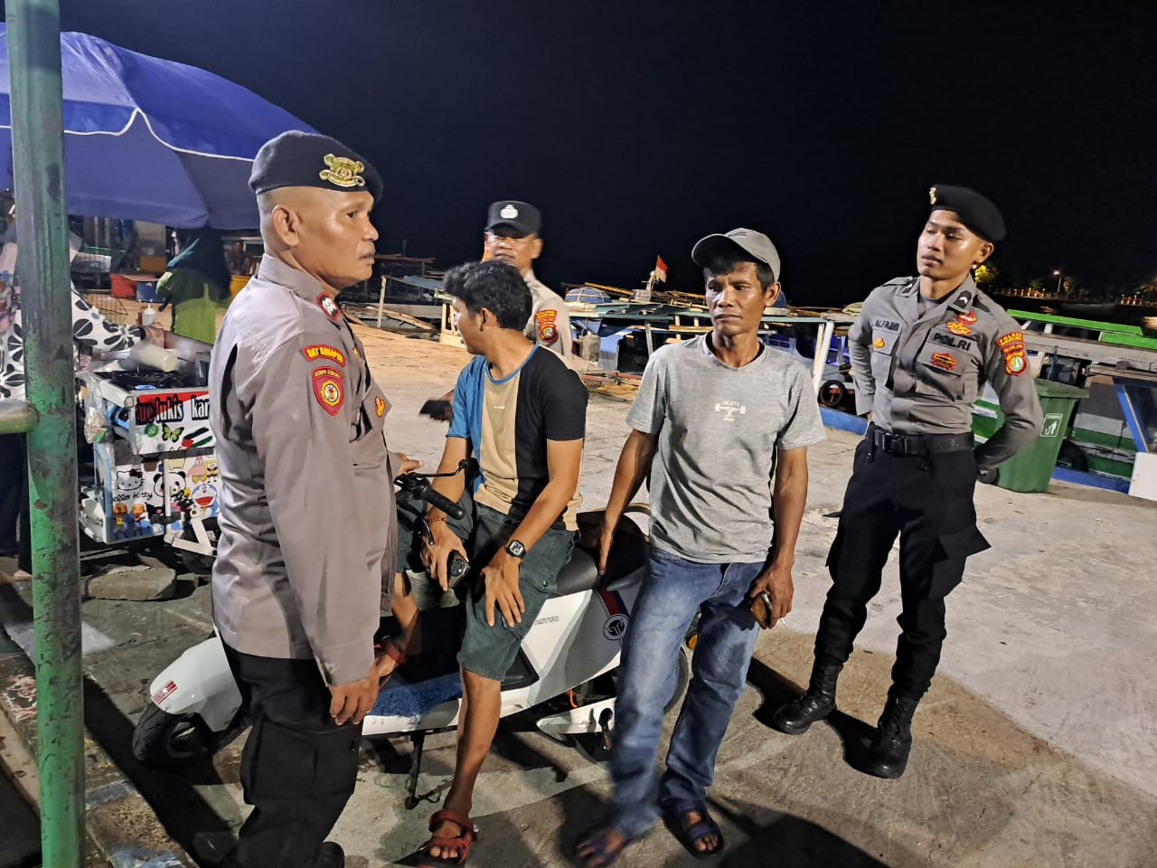 Polsek Kepulauan Seribu Utara Gelar Patroli Malam Perintis Presisi, Antisipasi Tawuran dan Gangguan Kamtibmas