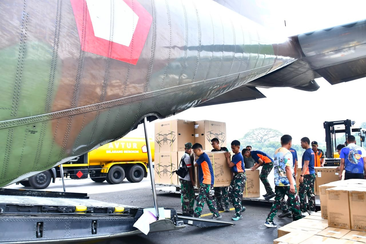 TNI Salurkan Dukungan Peralatan Penanganan Karhutla ke Kalimantan Tengah