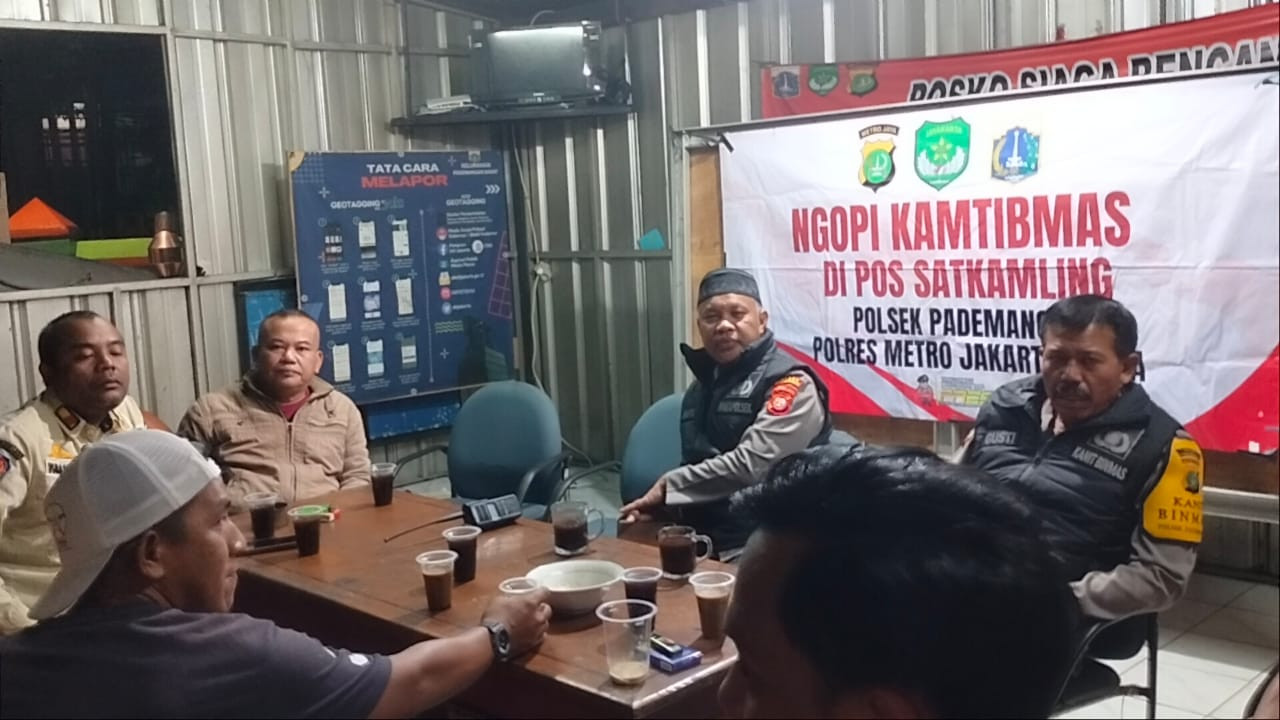 Ngopi Kamtibmas di Pademangan Barat: Membangun Silaturahmi dan Mencari Solusi Bersama