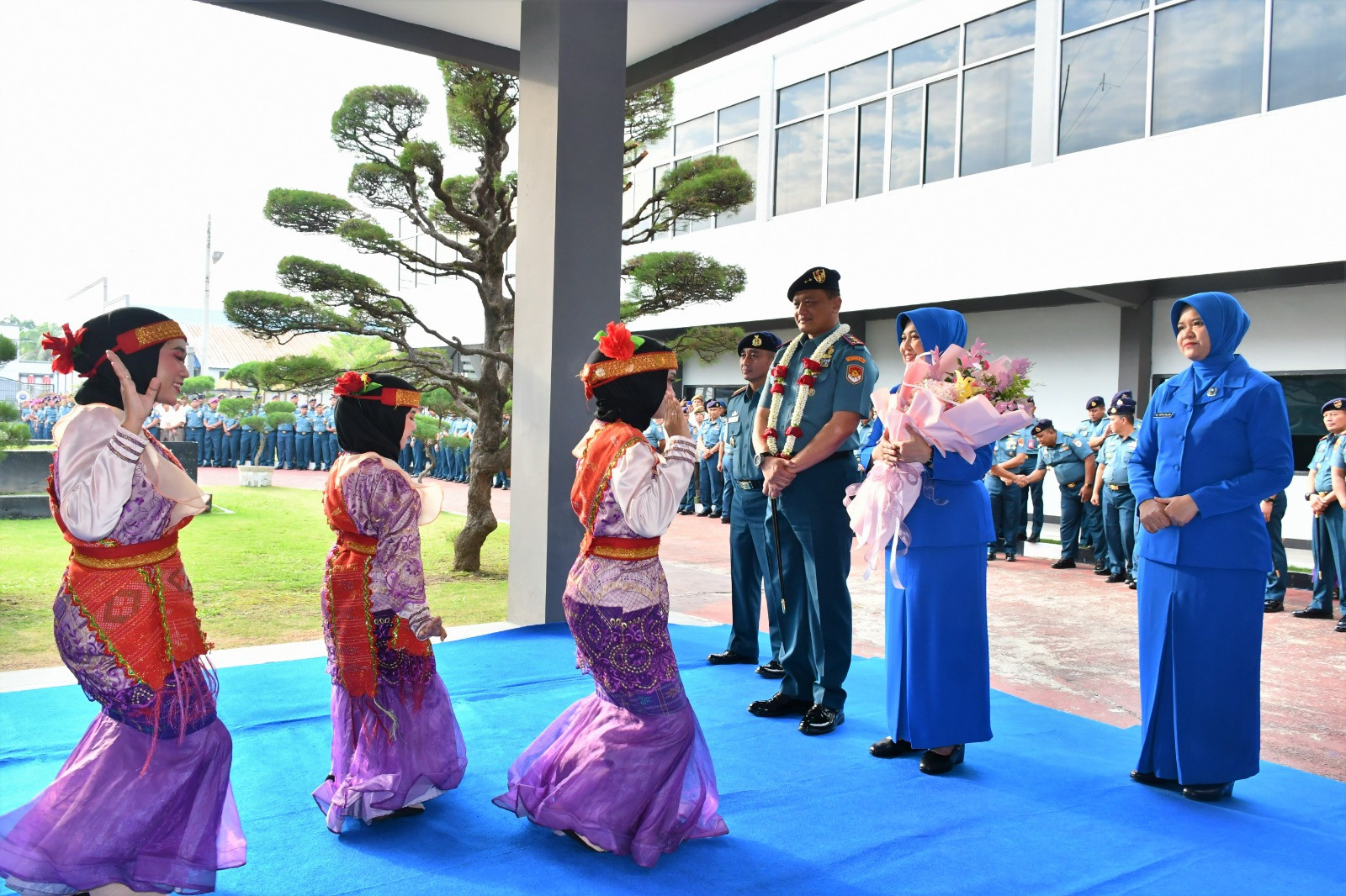 Prajurit dan ASN Kodaeral I Sambut Komandan Baru dan Gelar Syukuran Validasi Organisasi Kodaeral I