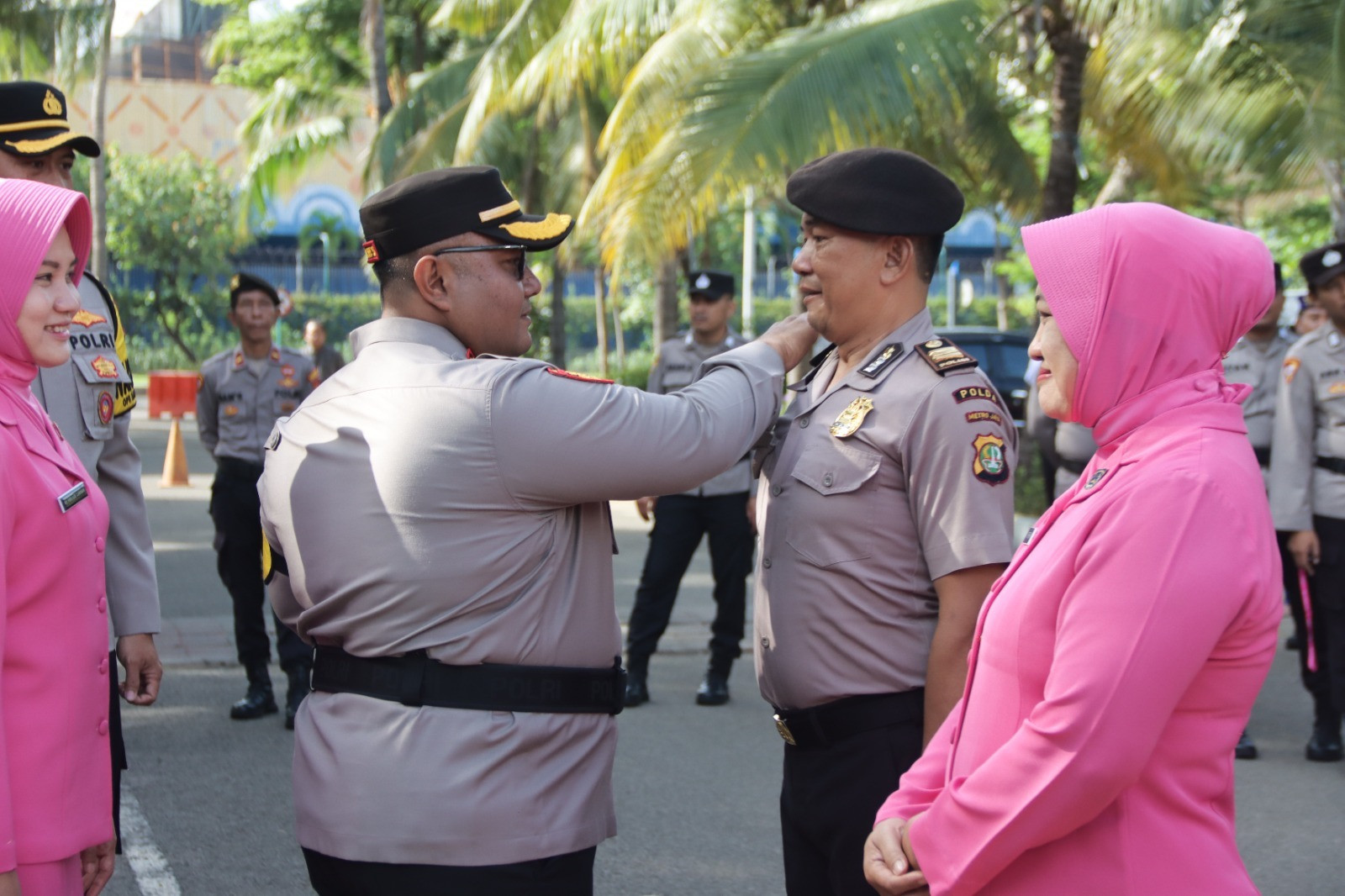 Polres Kepulauan Seribu Gelar Upacara Kenaikan Pangkat, 47 Anggota Resmi Naik Pangkat