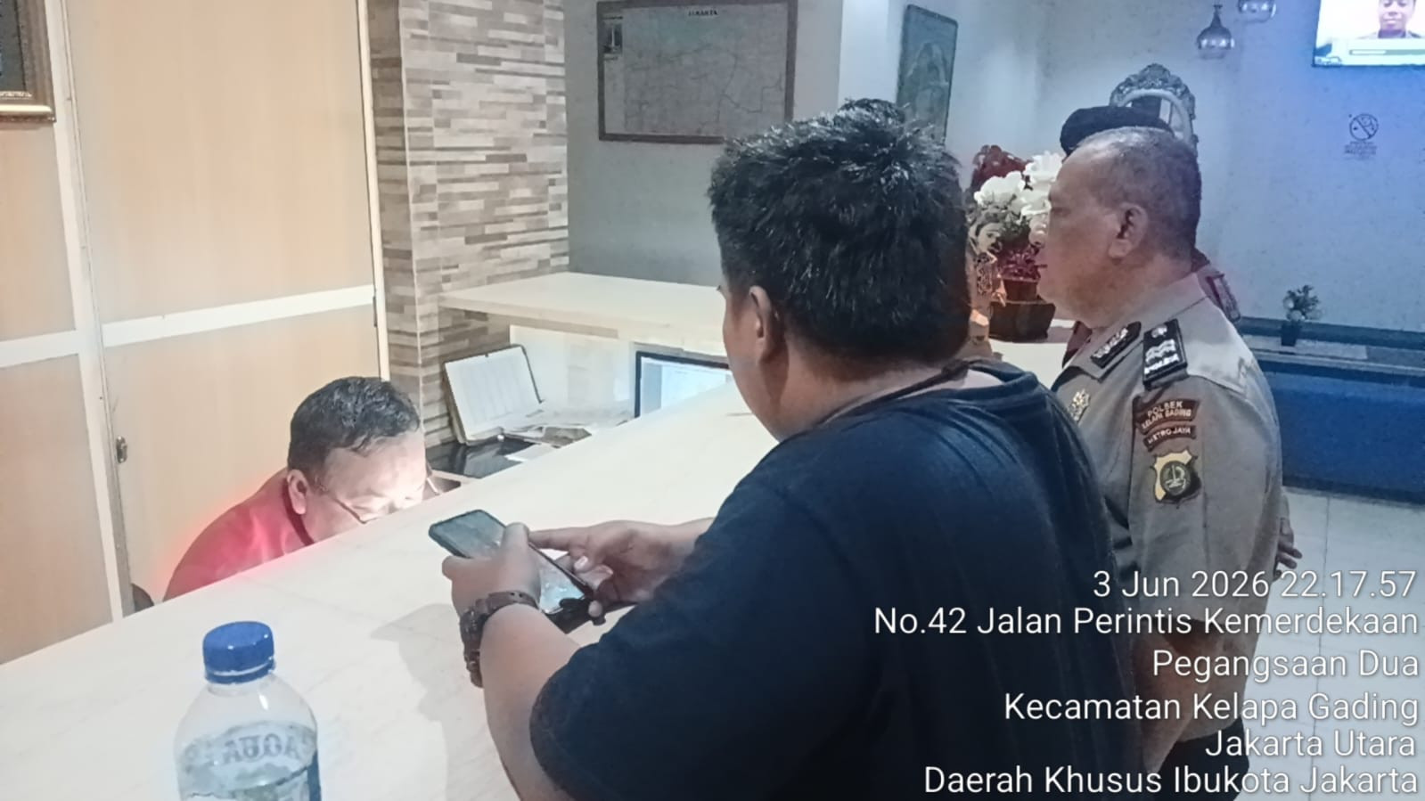Respon Cepat Call Center 110, Polsek Kelapa Gading Cek Laporan Dugaan Penyekapan