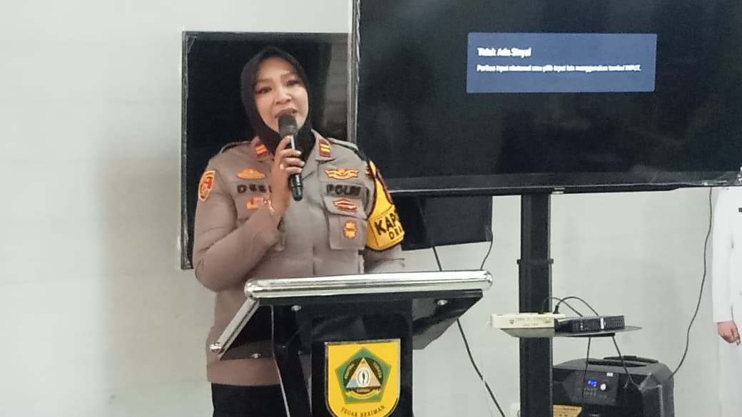 Kapolsek Dramaga Hadiri Sosialisasi Program Kerja PKK dan Mitra Kerja Kecamatan Dramaga 2025