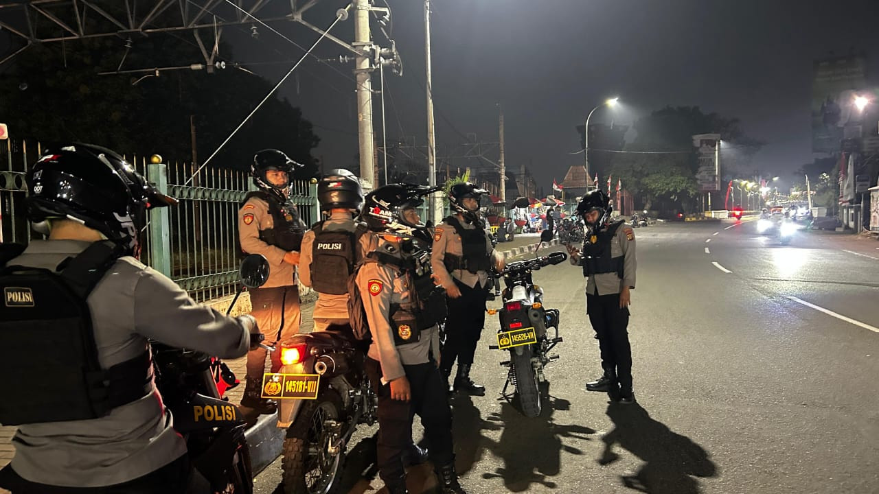 Cegah Kejahatan Jalanan, Polres Metro Bekasi Kota Gencarkan Patroli Malam