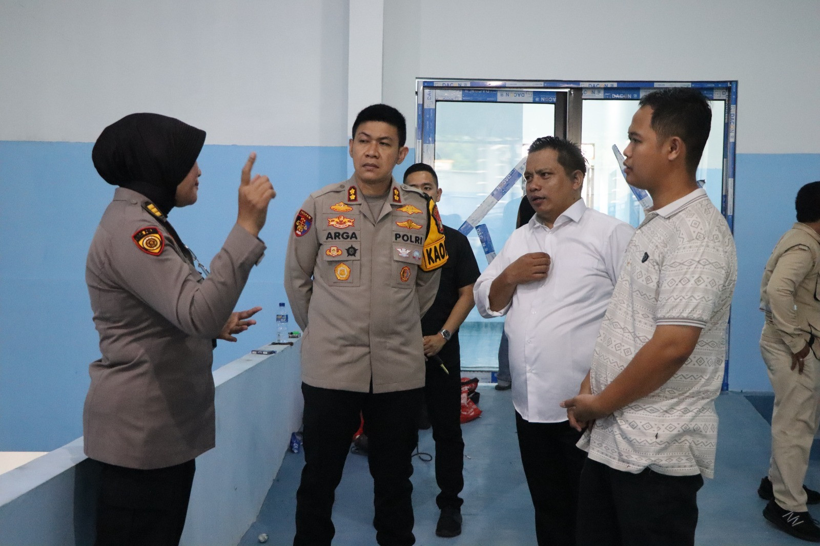 Kapolres Kepulauan Seribu Tinjau Progres Dapur SPPG di Depok, Siap Dukung Program Makan Bergizi Gratis
