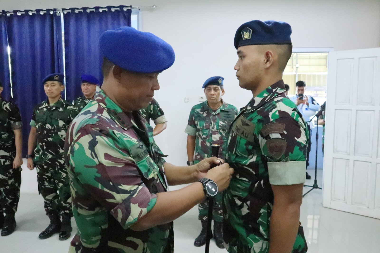 Danlanud Sultan Hasanuddin Tutup Pendidikan Latihan Kerja 1 Teknik Turboprop Engine Maintenance Basic Specialty Course