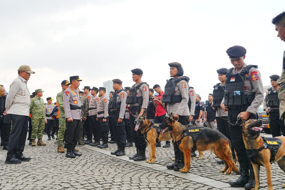Pimpin Apel Operasi ketupat, Kapolri Instruksikan Jajaran Wujudkan Mudik Aman-Keluarga Bahagia