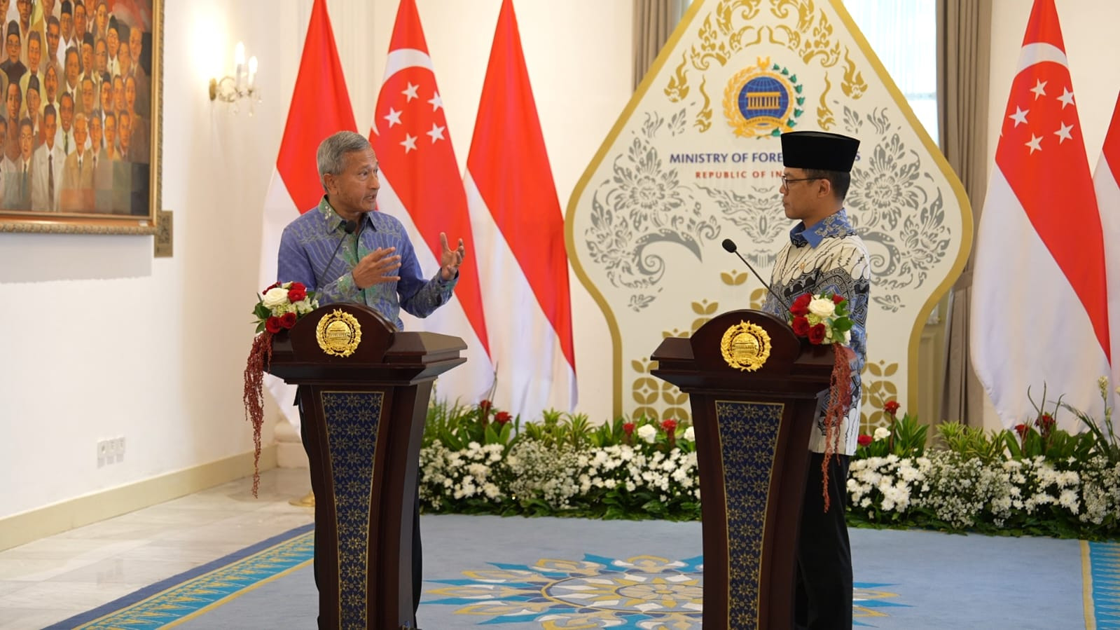 Menlu Singapura Apresiasi Kerja Keras Pemerintah dalam Evakuasi Gunung Dukono