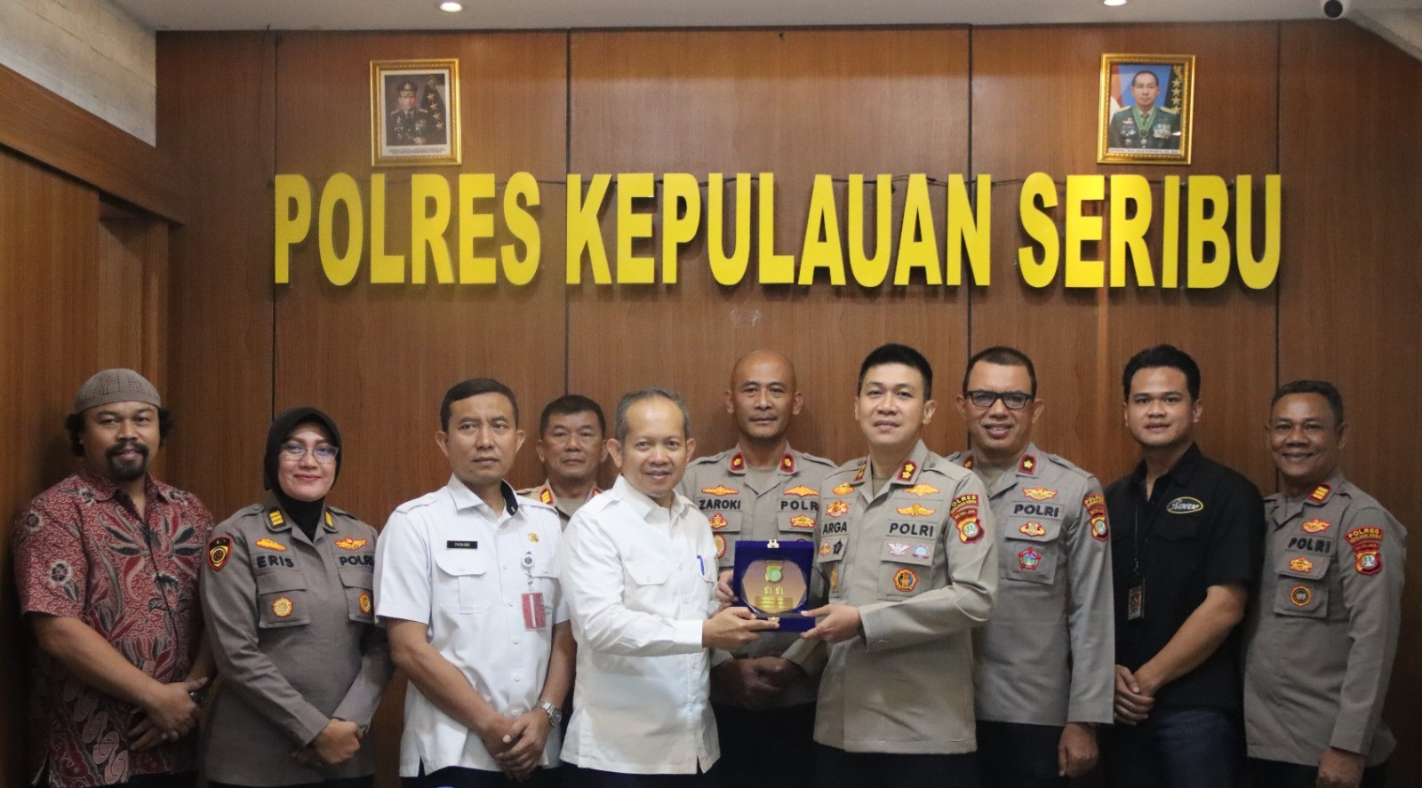 Kapolres Kepulauan Seribu Terima Kunjungan Kerja Bupati, Bahas Sinergi Program Strategis dan Ketahanan Pangan