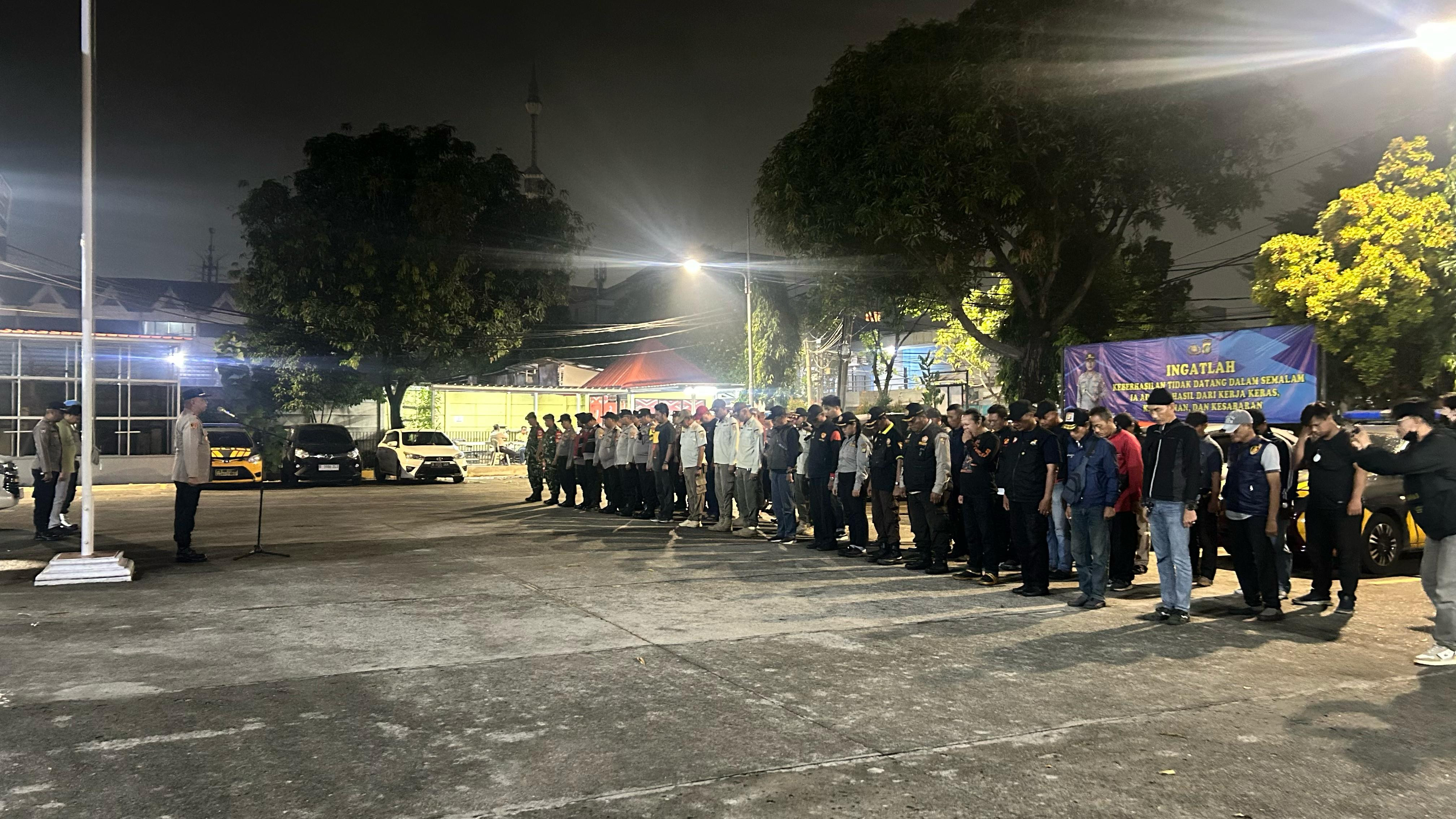 Polsek Koja Gelar Patroli Malam Antisipasi Tawuran dan Kejahatan Jalanan