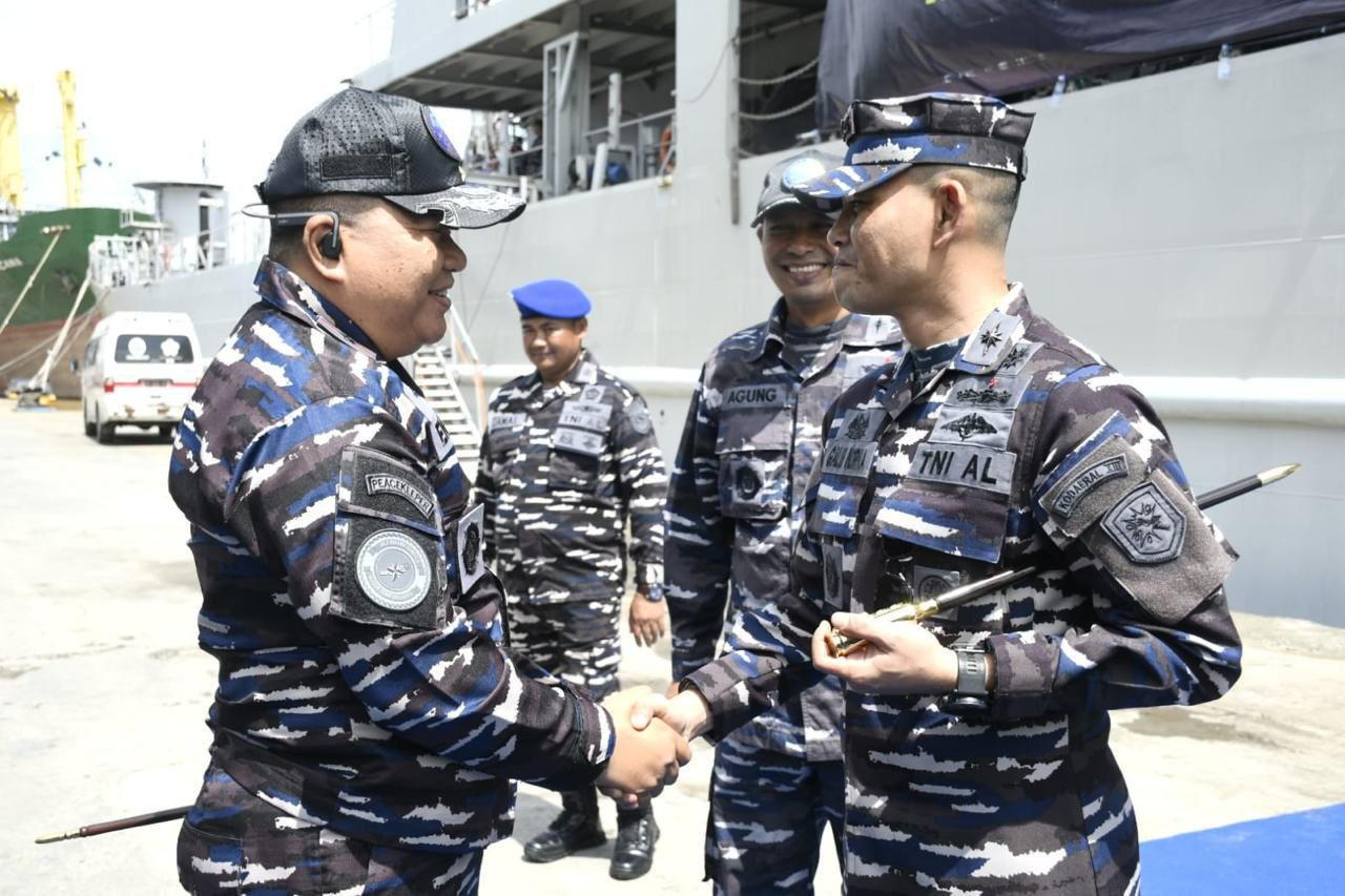 Dukung Program Pemerintah, Satgas Trisila 26 Tahap II TNI Angkatan Laut Tiba di Banjarmasin