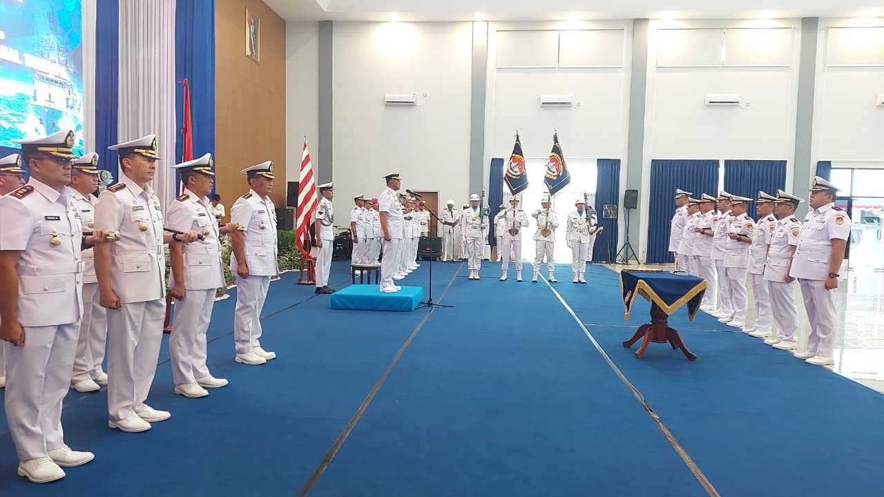 Danlanal Bintan Hadiri Pengukuhan dan Serah Terima Jabatan di Lingkup Kodaeral IV