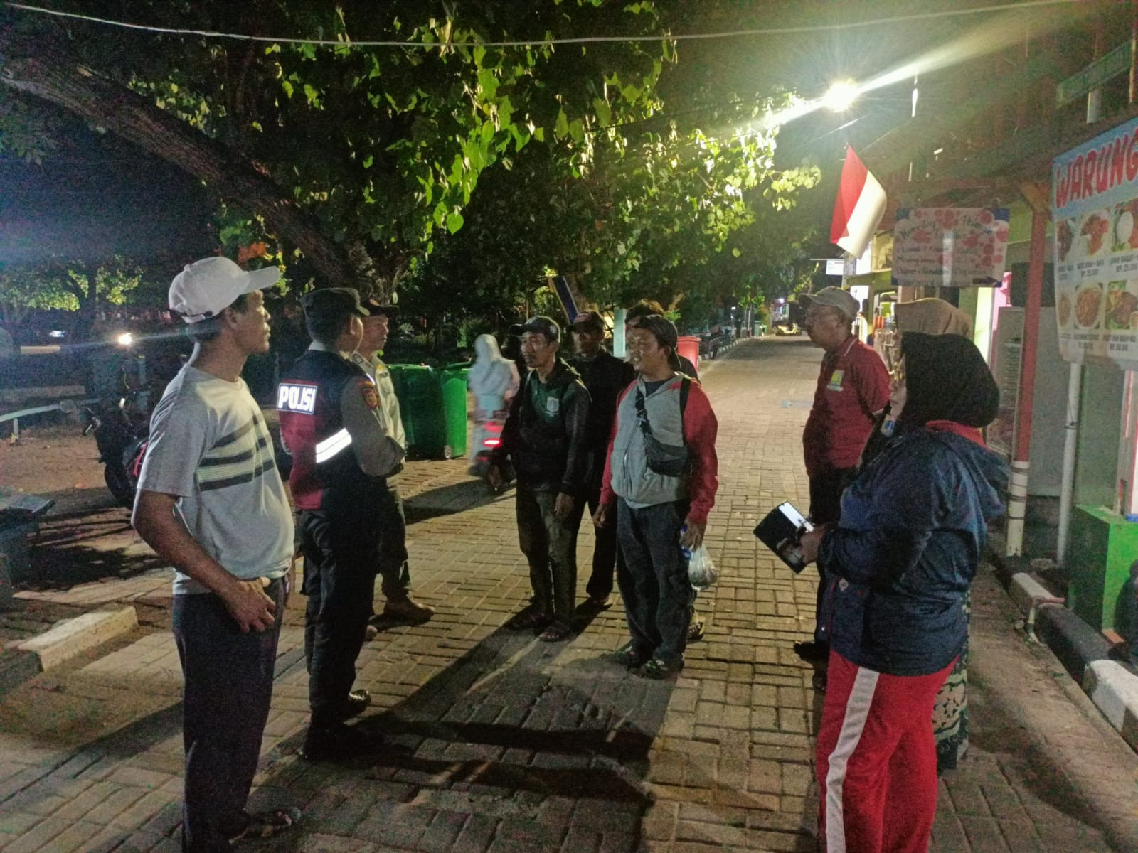 Polsek Kepulauan Seribu Selatan Gelar Patroli Malam, Tegas Tindak Potensi Gangguan Kamtibmas
